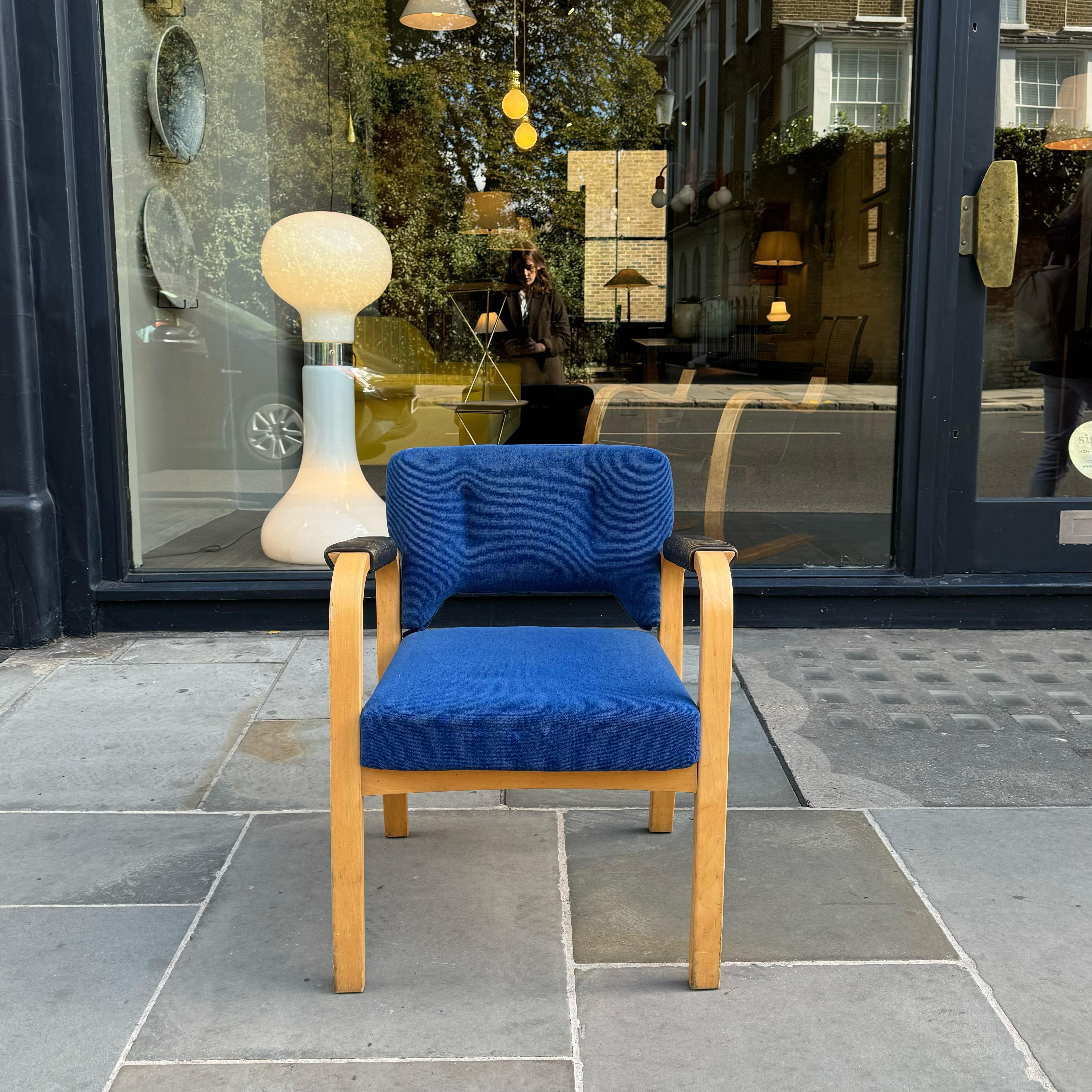 Mid-Century Modern Model #43 Armchair, Maija Heikinheimo w. Alvar Aalto, Finland, 1960s For Sale