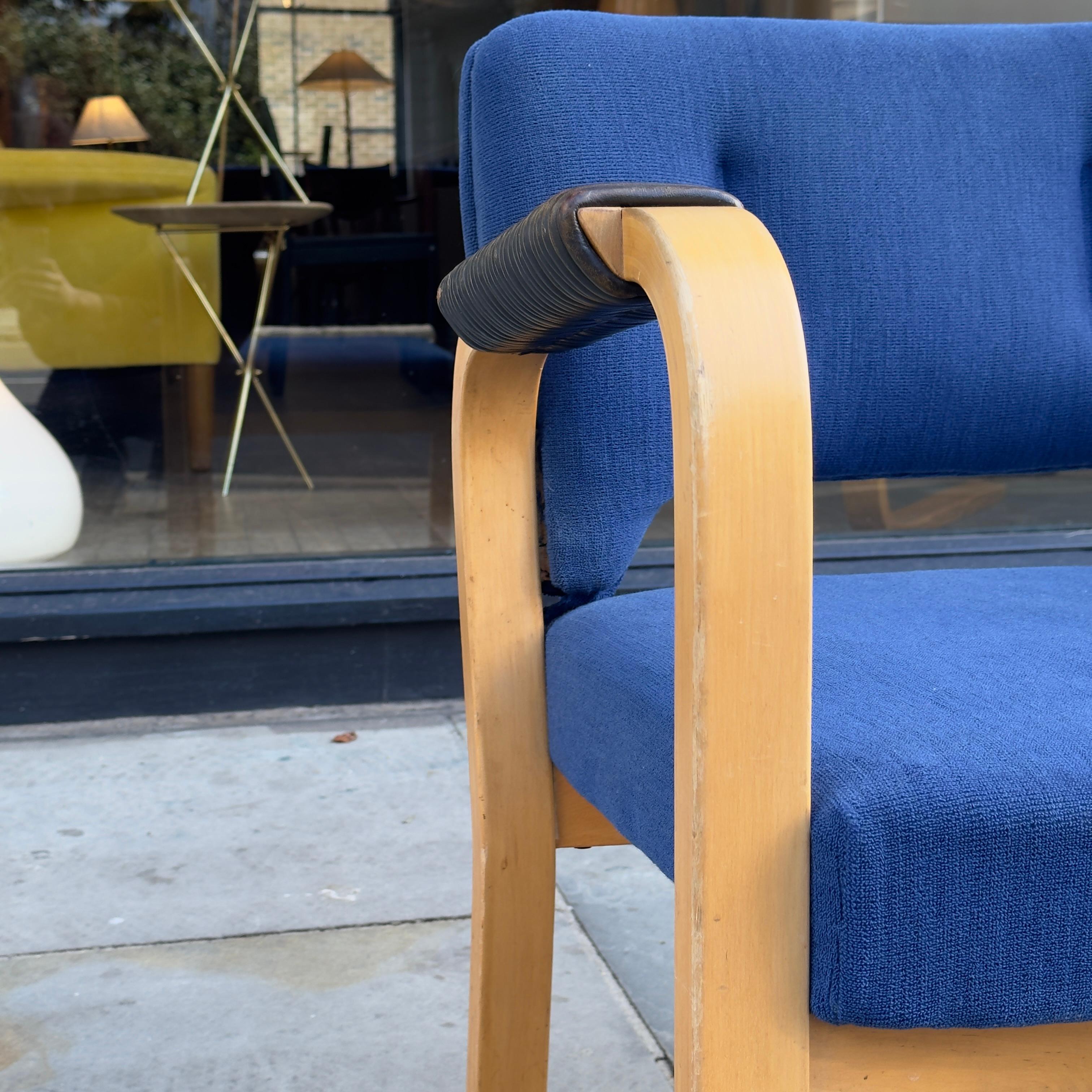 Model #43 Armchair, Maija Heikinheimo w. Alvar Aalto, Finland, 1960s For Sale 1
