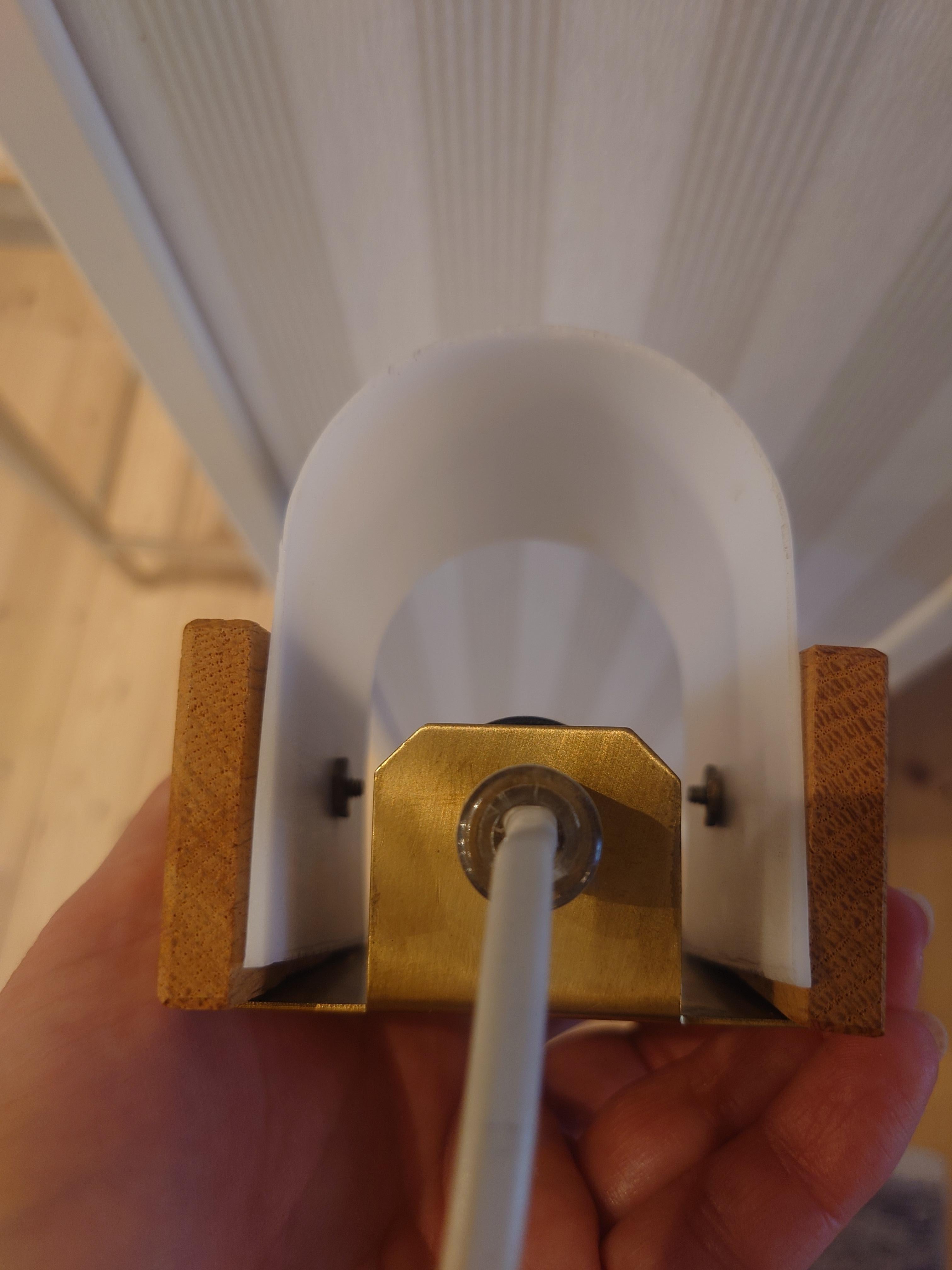 Lámpara de pared Model 431 de Hans Bergström para Philips, Suecia, años 60 en venta 7