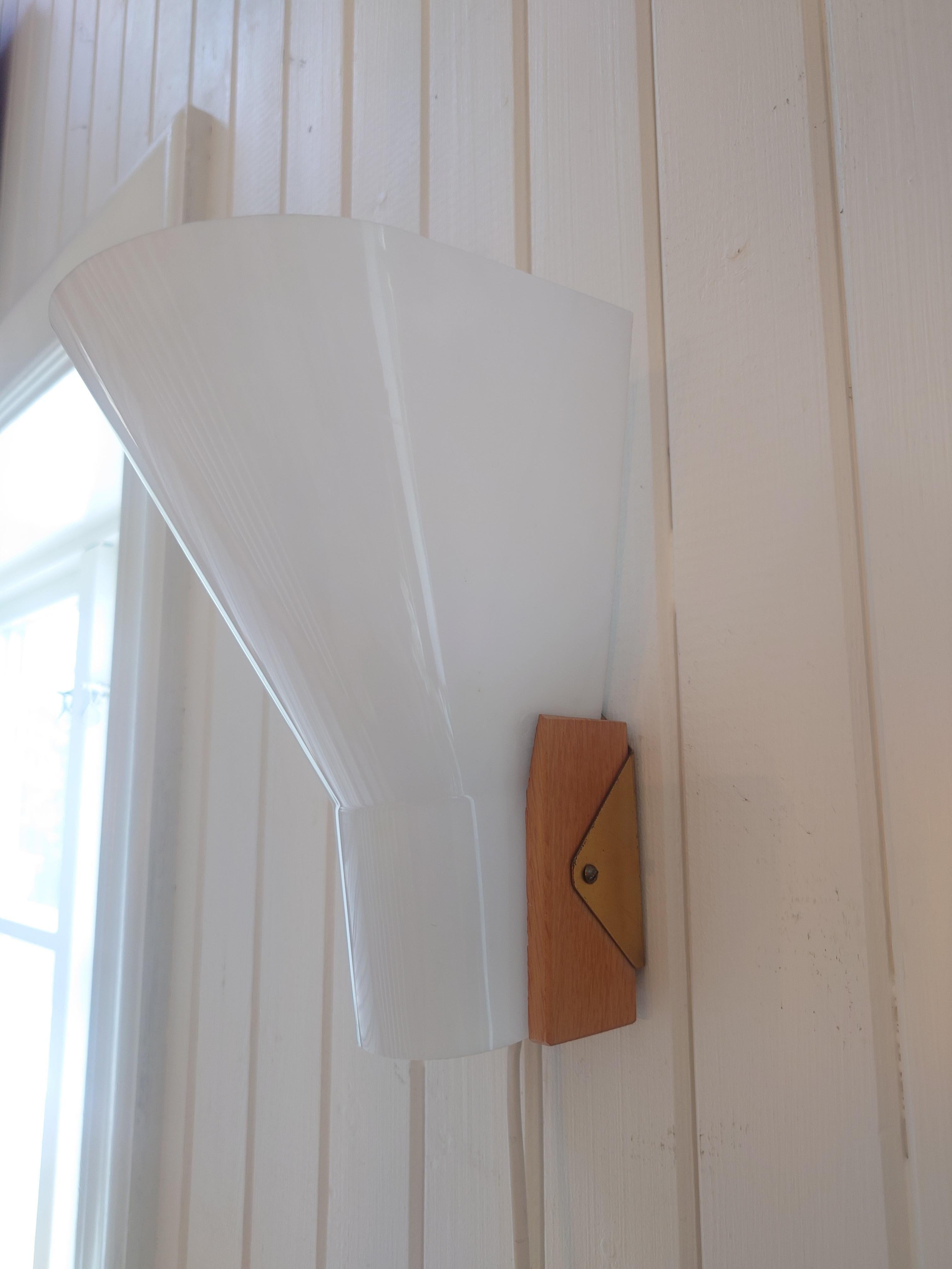 Lámpara de pared Model 431 de Hans Bergström para Philips, Suecia, años 60 en Bueno estado para la venta en Boden, SE