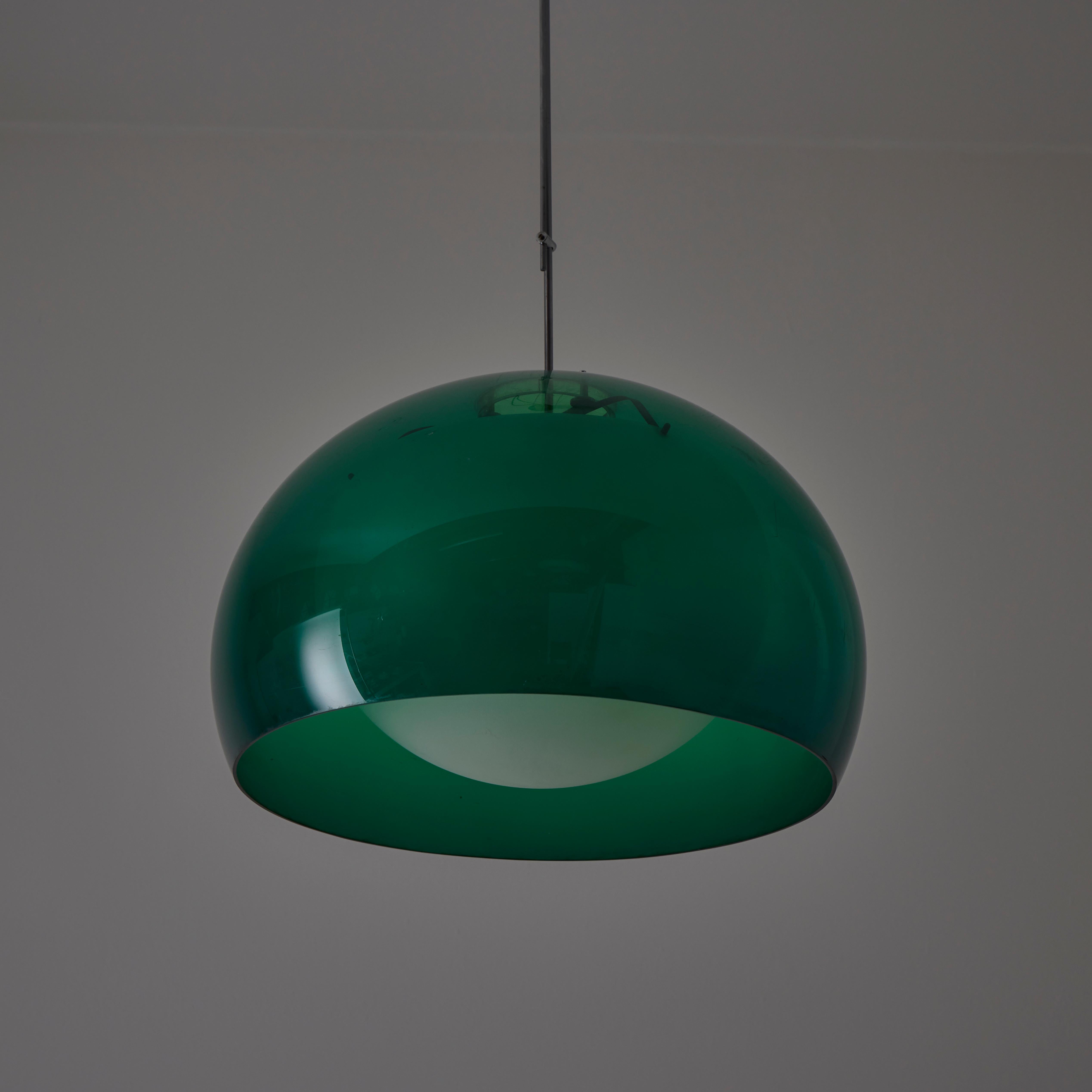 Lucidato Lampada da soffitto Model 4410 B di Tito Agnoli per Oluce in vendita