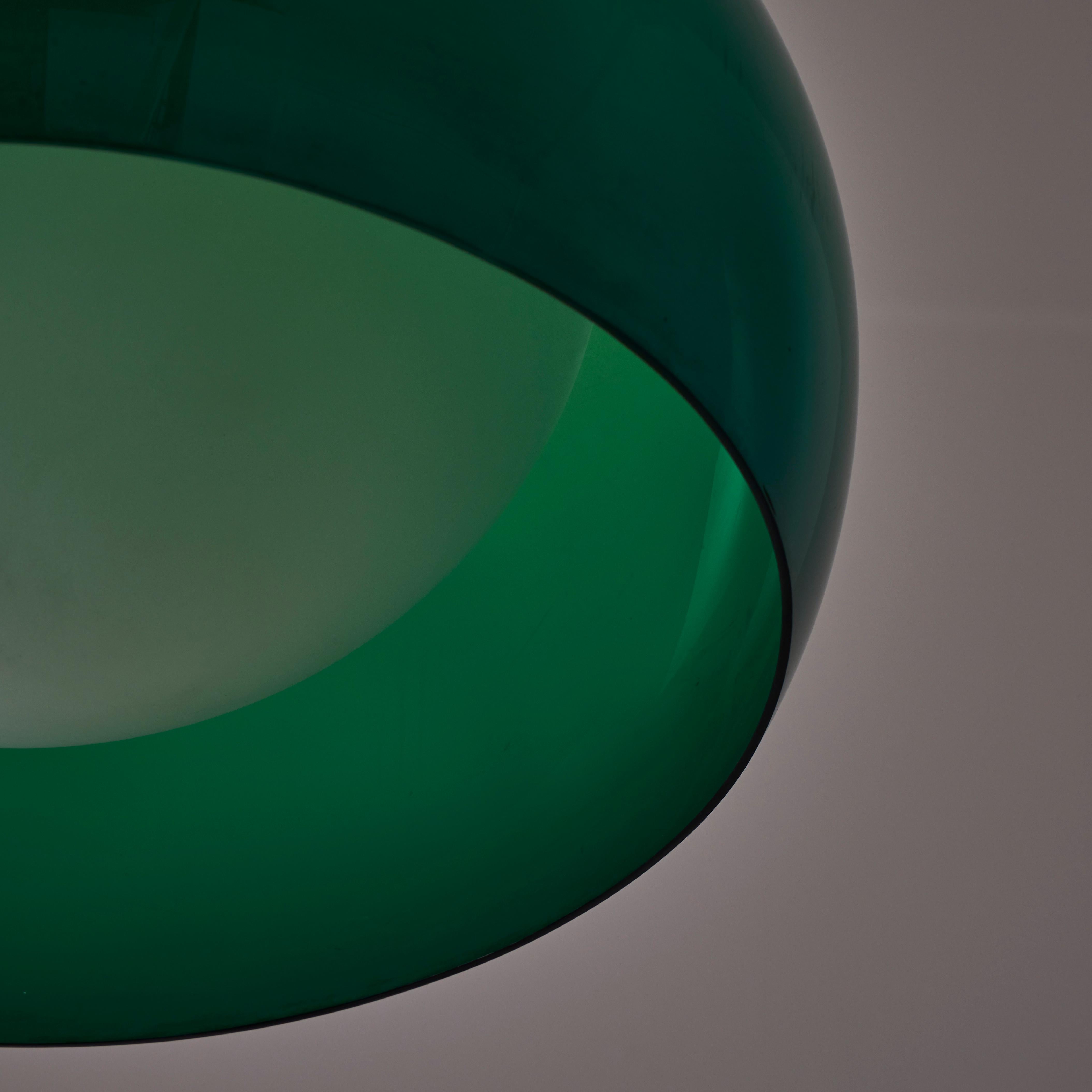 Acciaio Lampada da soffitto Model 4410 B di Tito Agnoli per Oluce in vendita