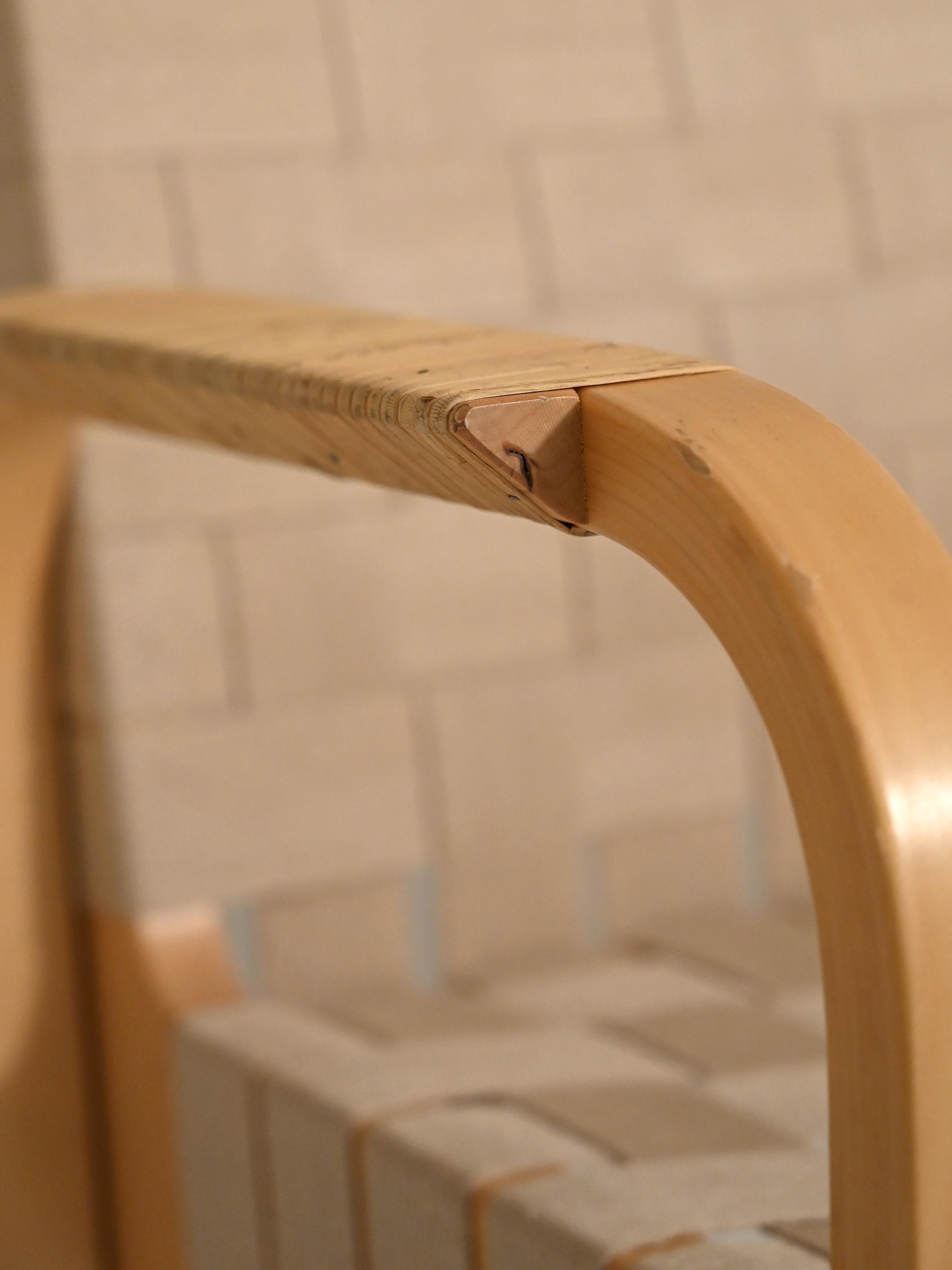 'Model 45'  birch armchairs by Alvar Aalto 2