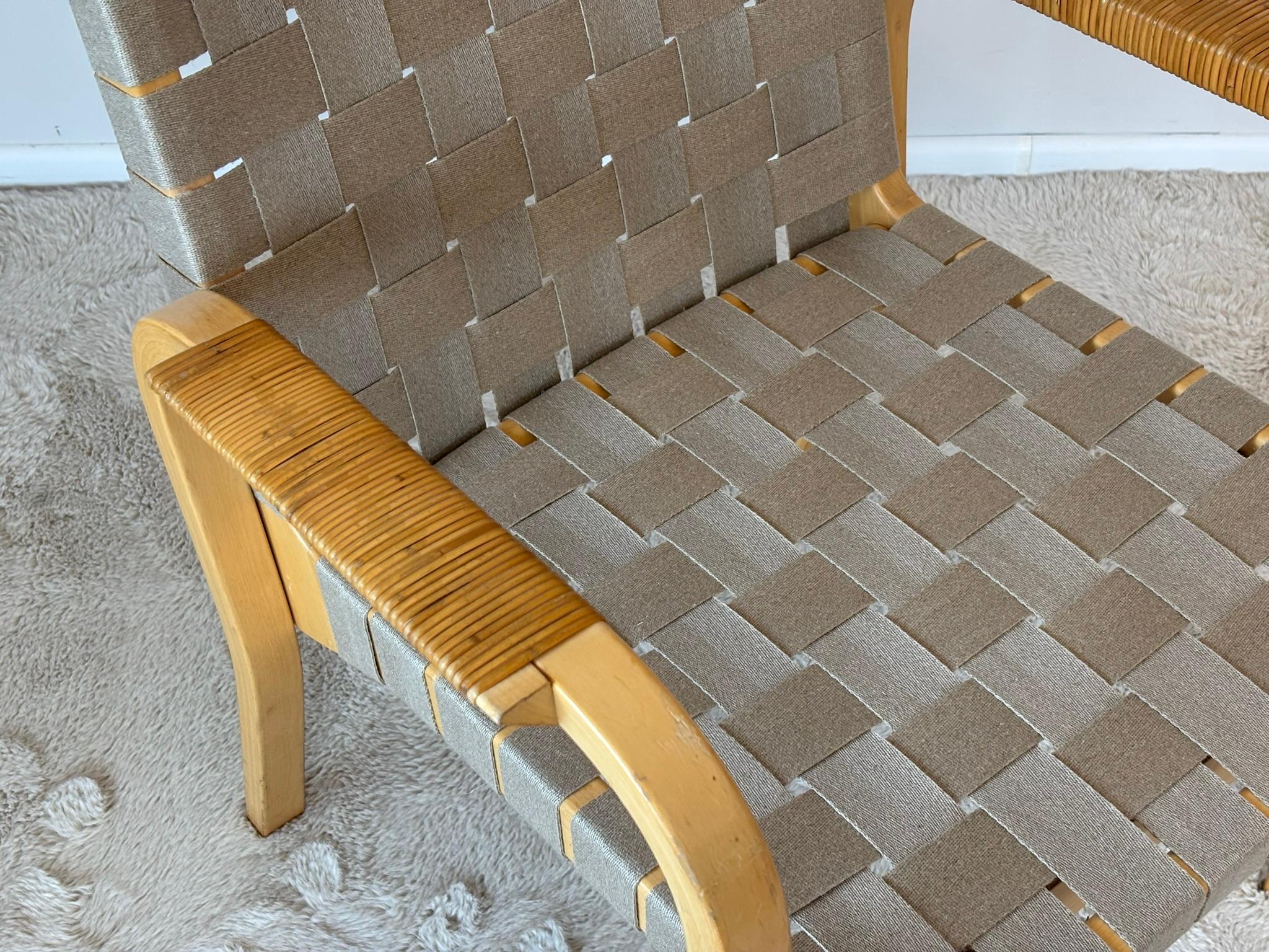 Model 45 Lounge Chairs by Alvar Aalto for Artek, 1970s For Sale 2