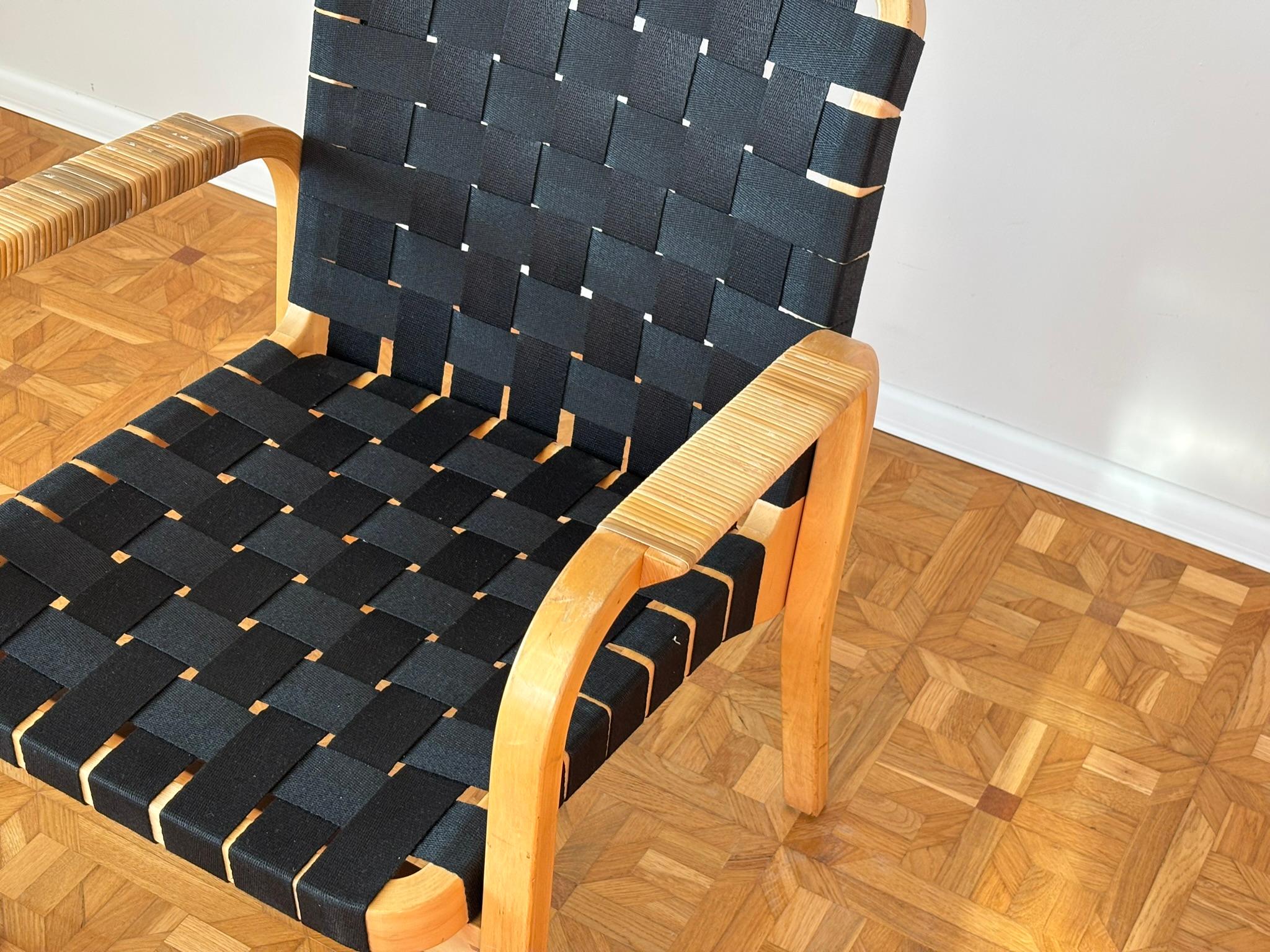 Model 45 Lounge Chairs by Alvar Aalto for Artek, 1970s For Sale 5