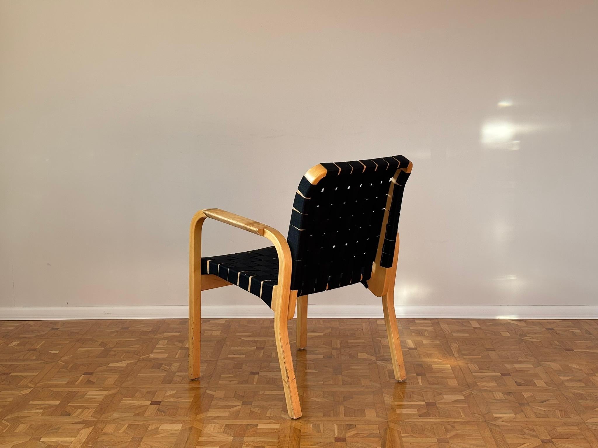 20th Century Model 45 Lounge Chairs by Alvar Aalto for Artek, 1970s For Sale