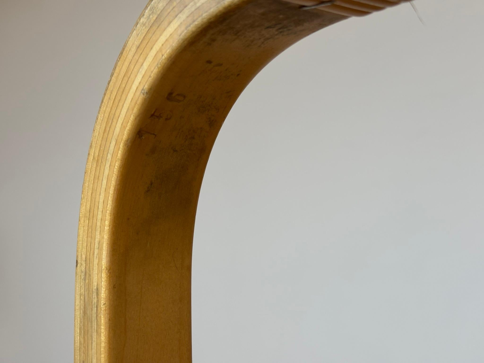 Model 45 Lounge Chairs by Alvar Aalto for Artek, 1970s Set of 2 For Sale 11