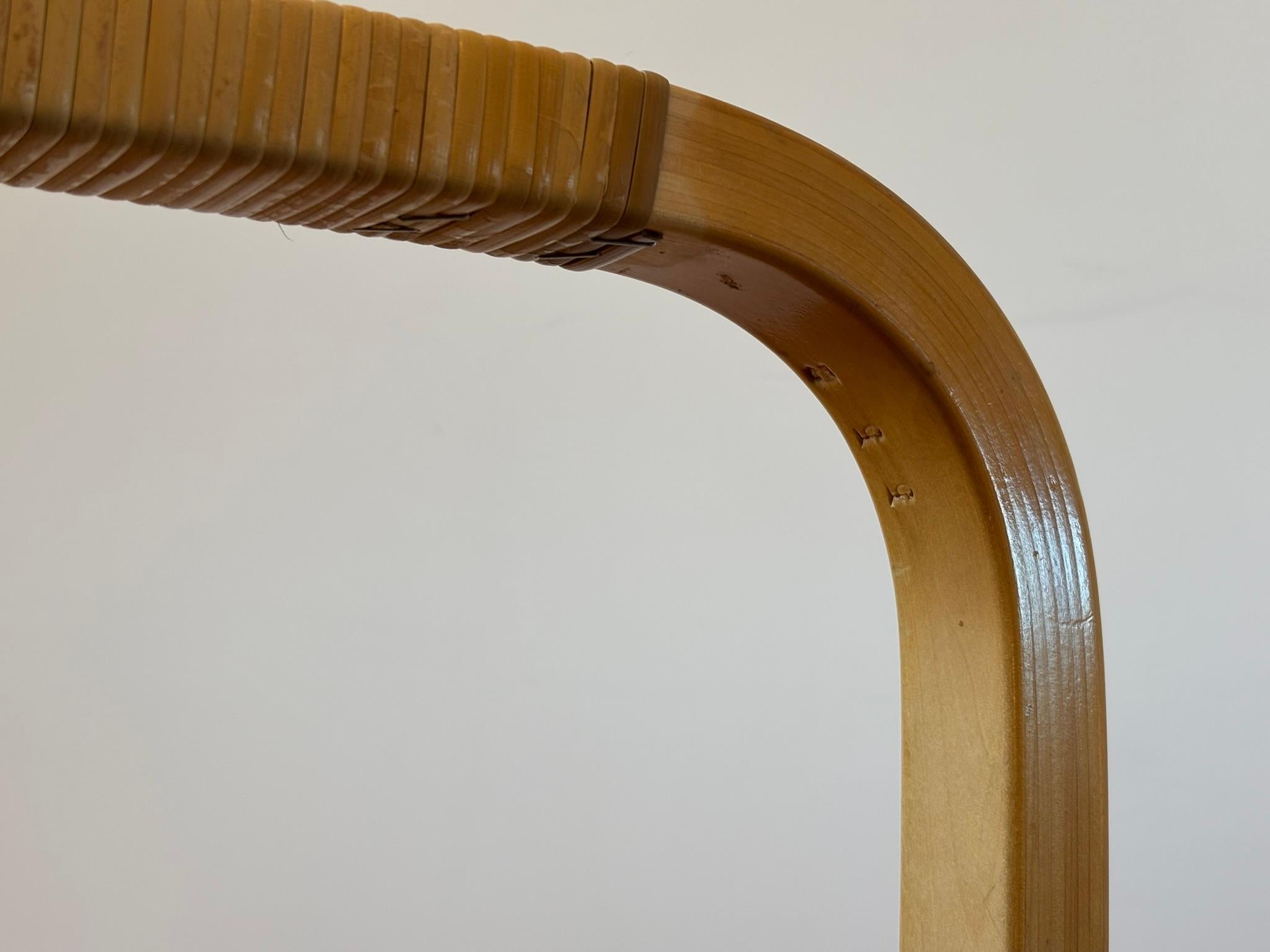 Model 45 Lounge Chairs by Alvar Aalto for Artek, 1970s Set of 2 For Sale 11