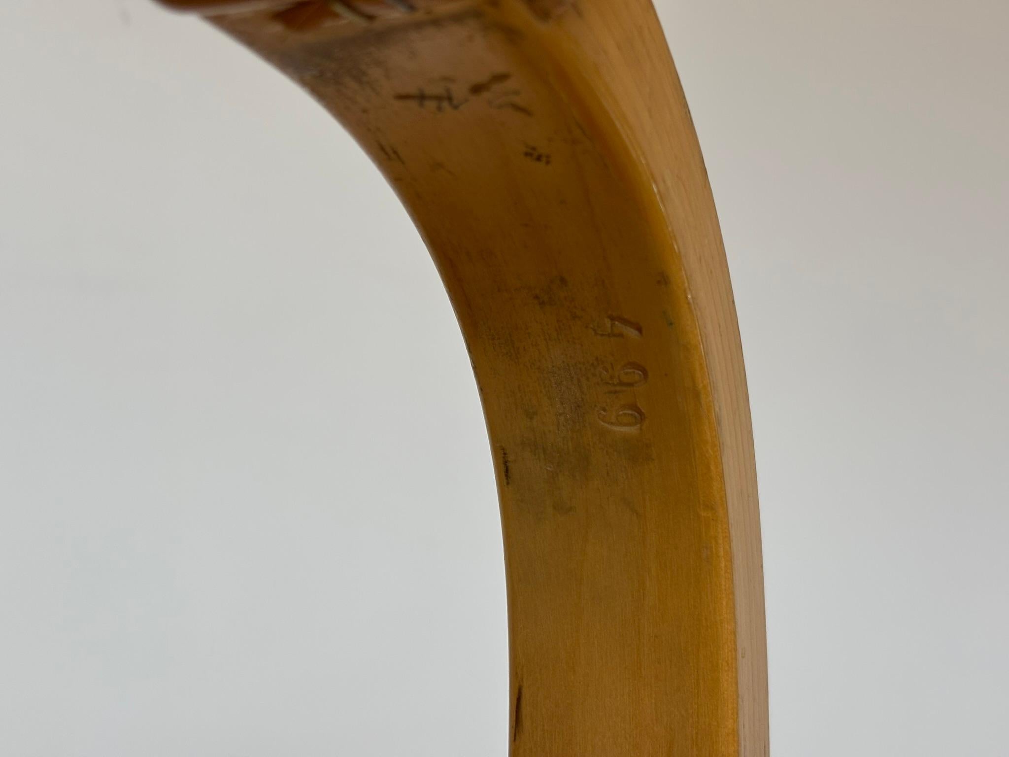 Model 45 Lounge Chairs by Alvar Aalto for Artek, 1970s Set of 2 For Sale 12