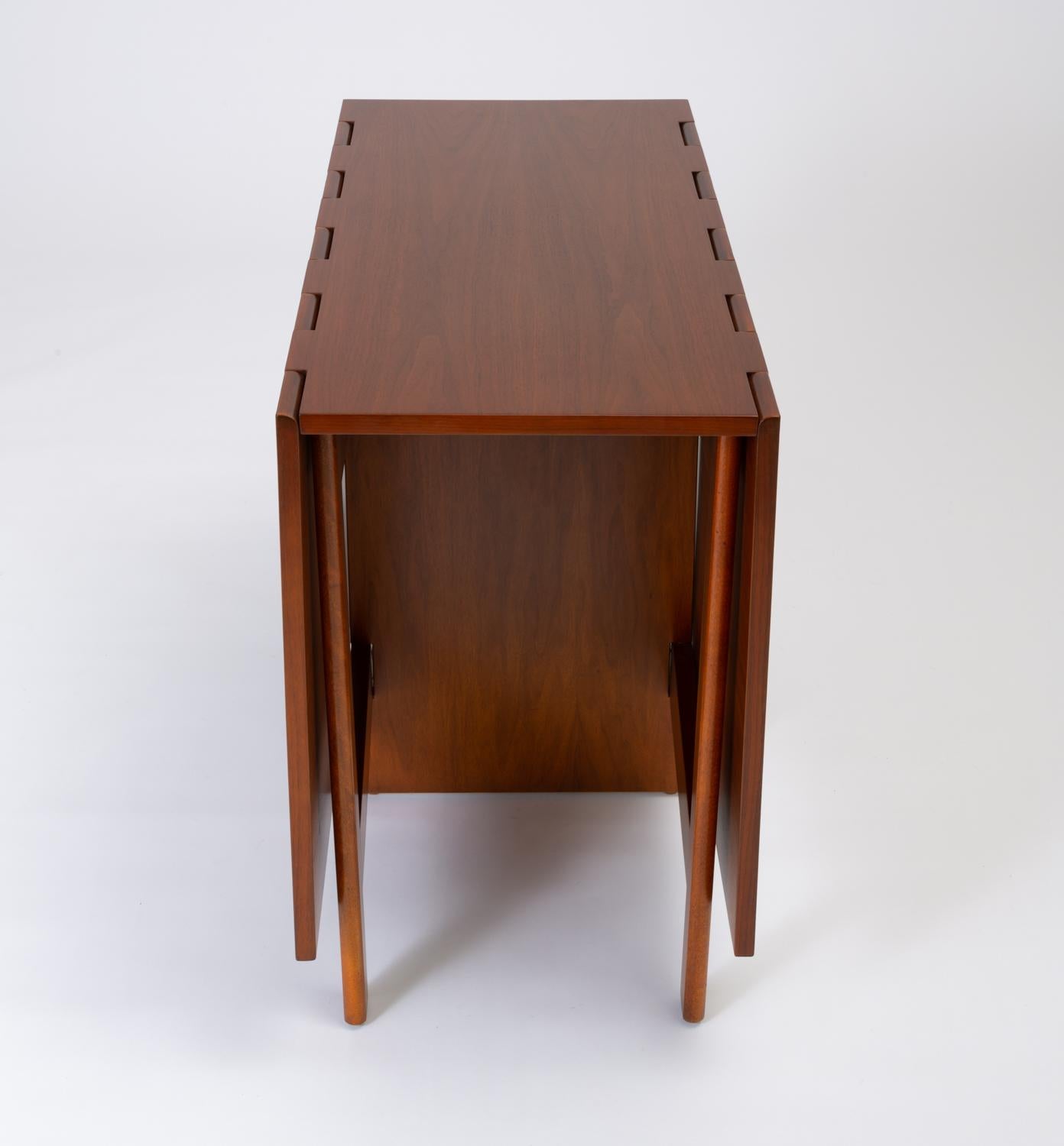 Walnut Model 4656 Gateleg Table by George Nelson for Herman Miller