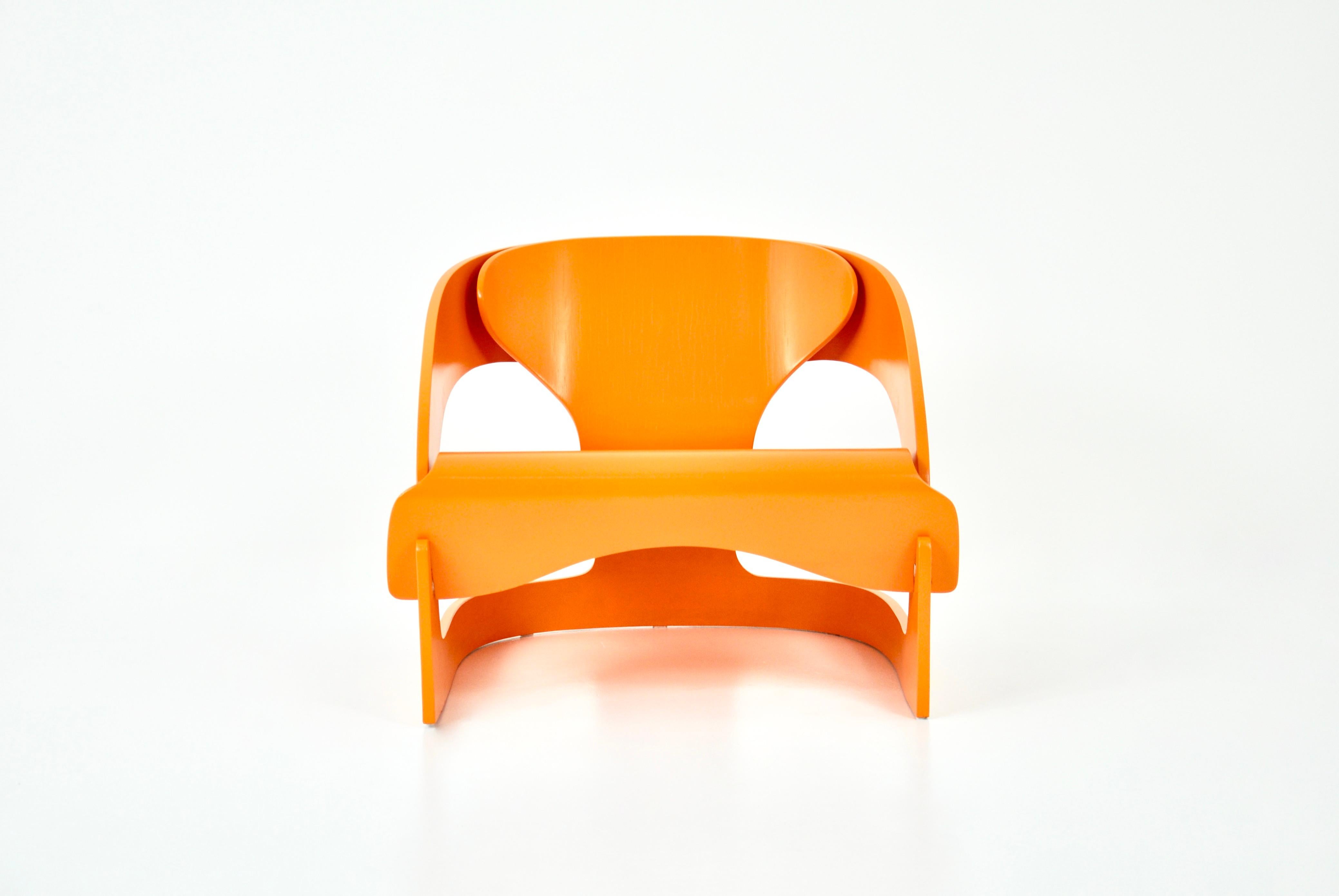 Sillón Model 4801 de Joe Colombo para Kartell, años 60 Italiano en venta