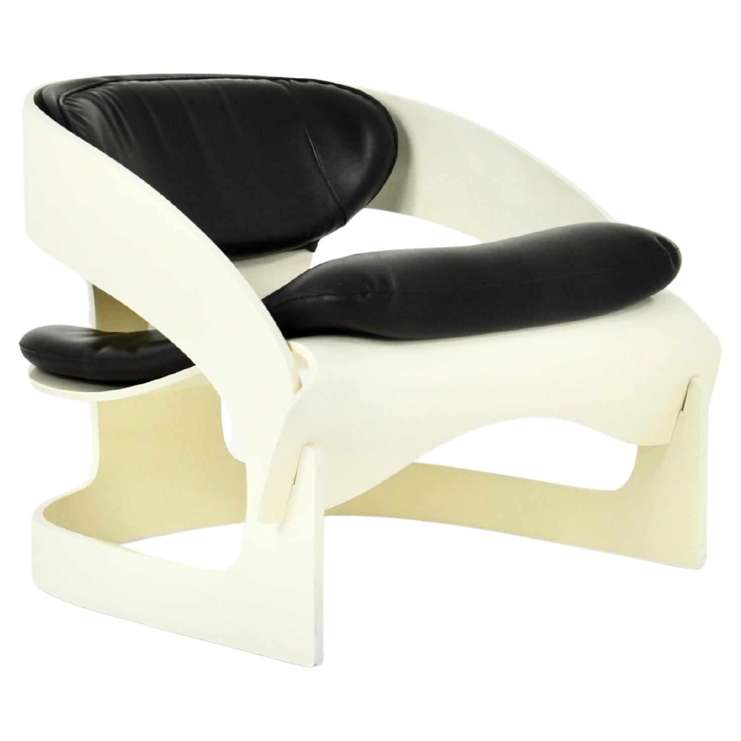 Sillón Model 4801 de Joe Colombo para Kartell, años 60 en venta