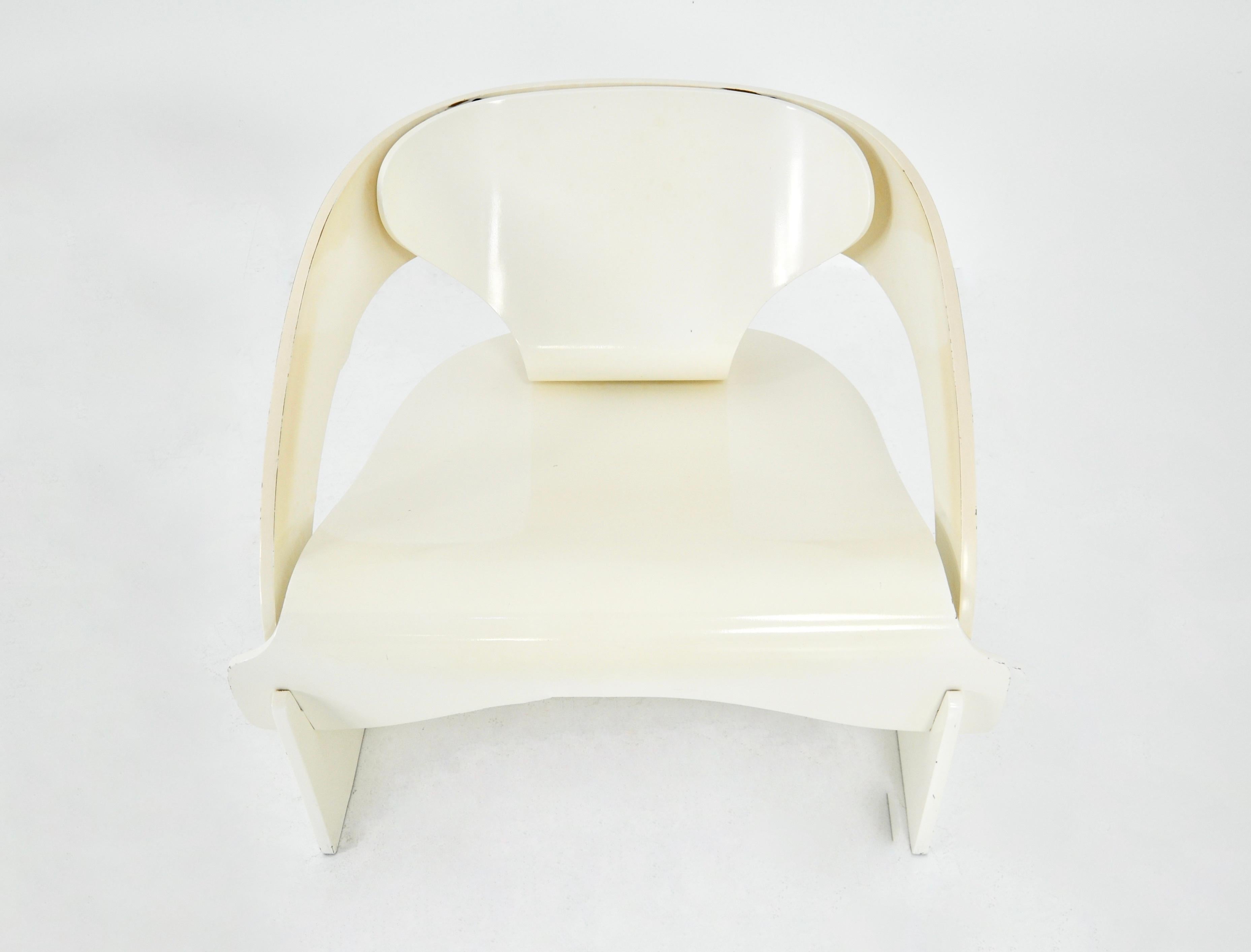 Sessel Modell 4801 von Joe Colombo für Kartell, 1960er Jahre, 2er-Set, Modell im Angebot 1
