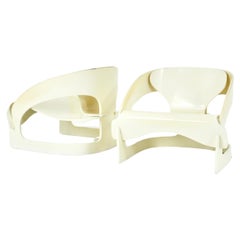Model 4801 Armchairs by Joe Colombo for Kartell, 1960s, set of 2