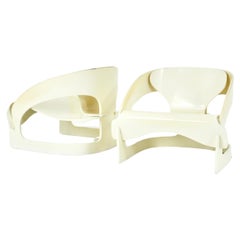 Model 4801 Armchairs by Joe Colombo for Kartell, 1960s, set of 2