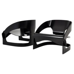 Model 4801 Easy Chair by Joe Colombo for Kartell, 1960s, Set of 2