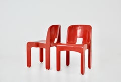 Model 4867 chairs by Joe Colombo for Kartell, 1970S, set of 2