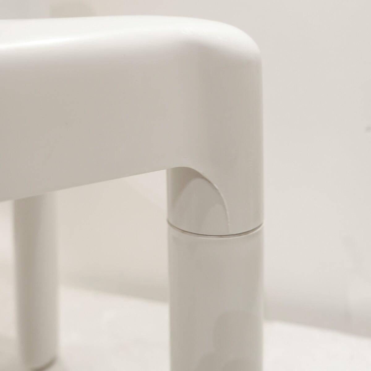 Sedie Model 4875 di Carlo Bartoli per Kartell, anni '70, set di 4 sedie in vendita 3