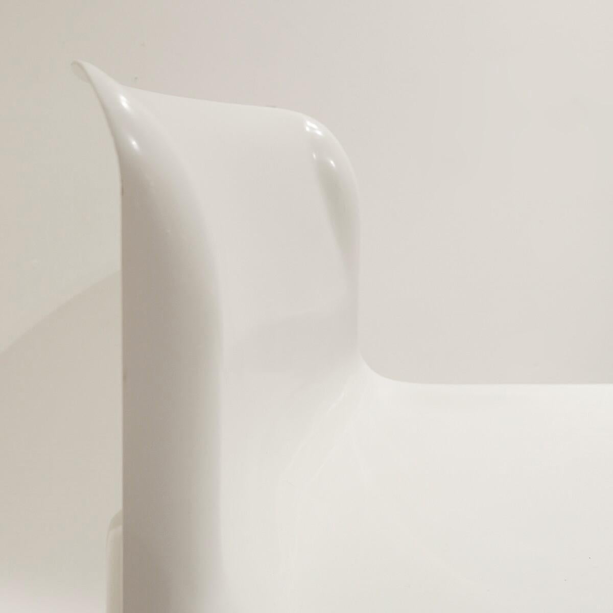 Sedie Model 4875 di Carlo Bartoli per Kartell, anni '70, set di 4 sedie in vendita 4
