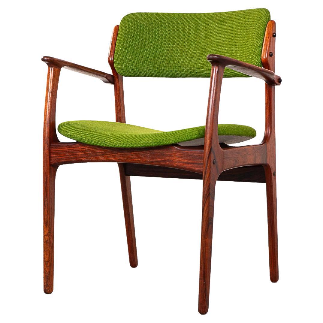 Model 50 Rosewood Armchair by Erik Buch For Sale
