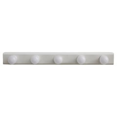 Model 50 White Metal Wall Sconce  by Gino Sarfatti for Arteluce C. 1968