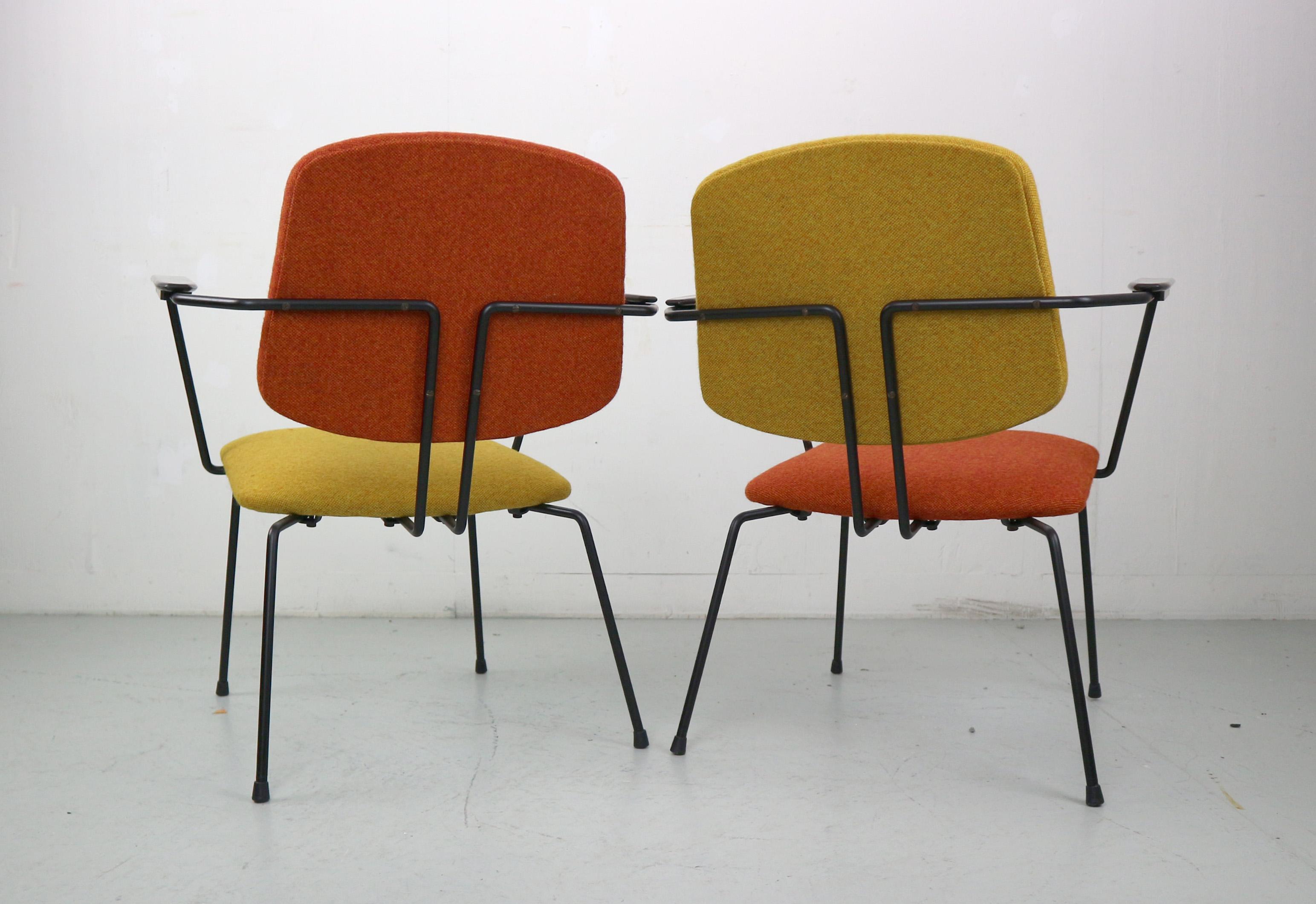 European Model 5003, Rudolf Wolf, 1950. set of armchairs For Sale