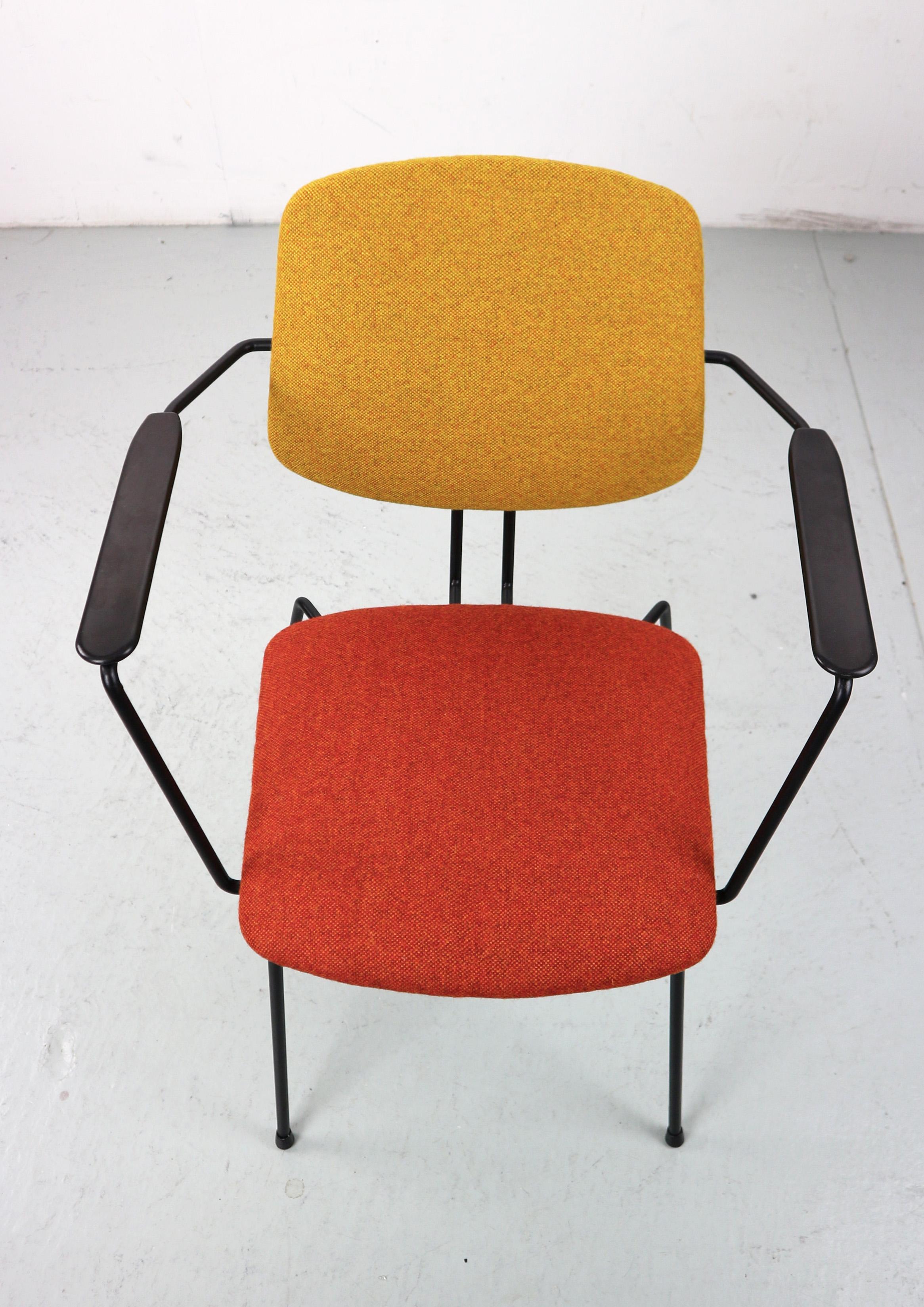 Steel Model 5003, Rudolf Wolf, 1950. set of armchairs For Sale
