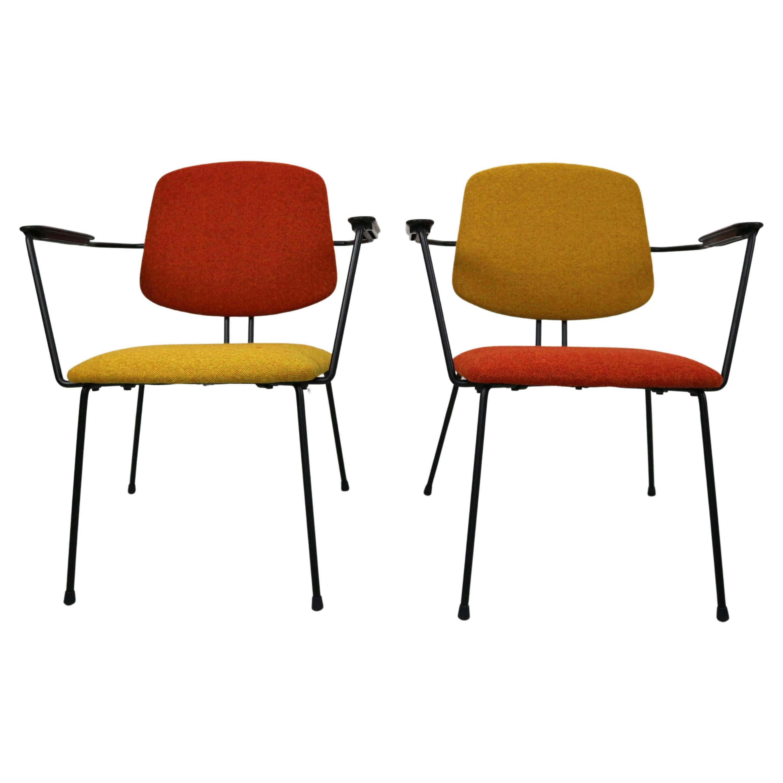 Ensemble de fauteuils modèle 5003, Rudolf Wolf, 1950