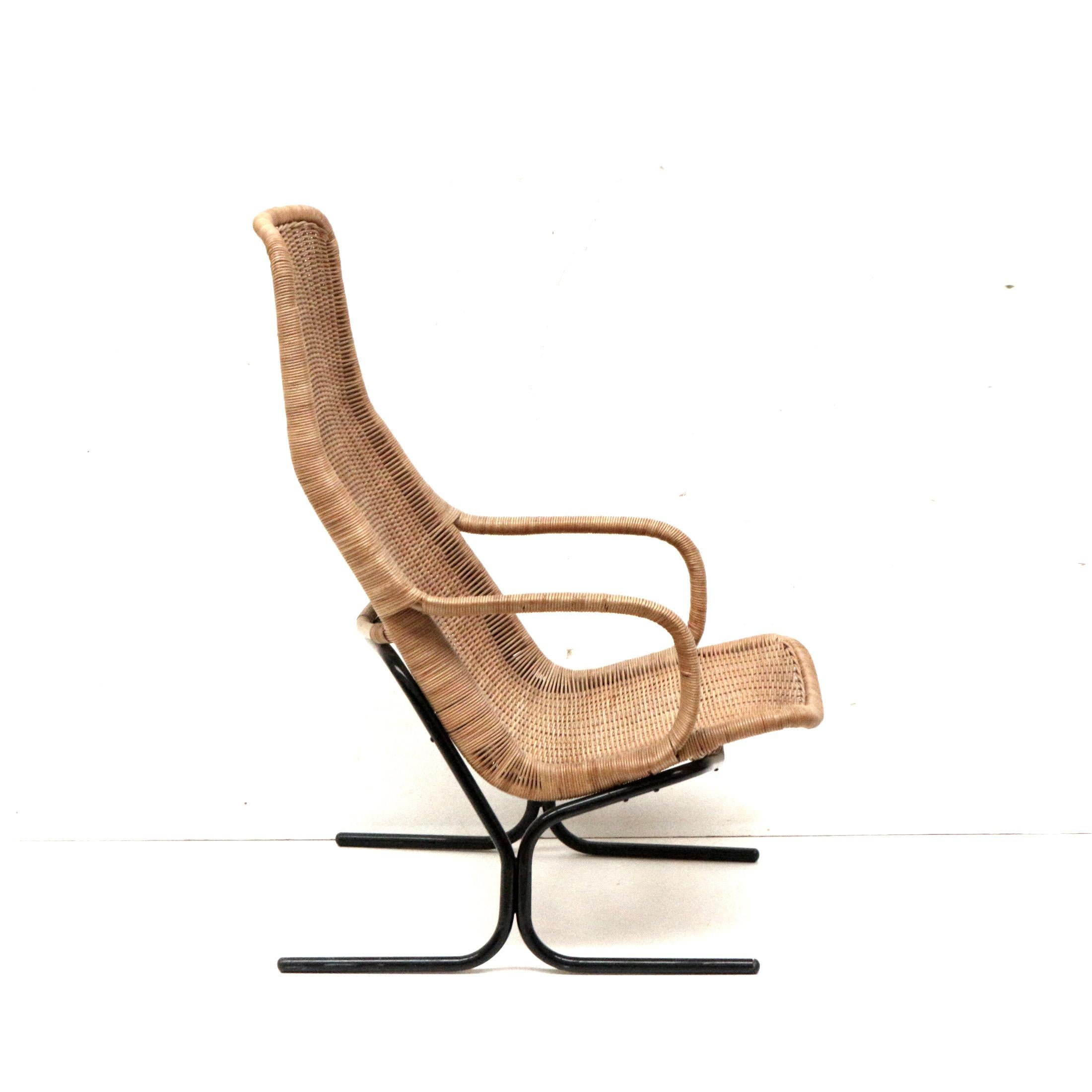 Milieu du XXe siècle Fauteuil Modèle 514 de Dirk van Sliedregt pour Gebroeders Jonkers, années 1960 en vente