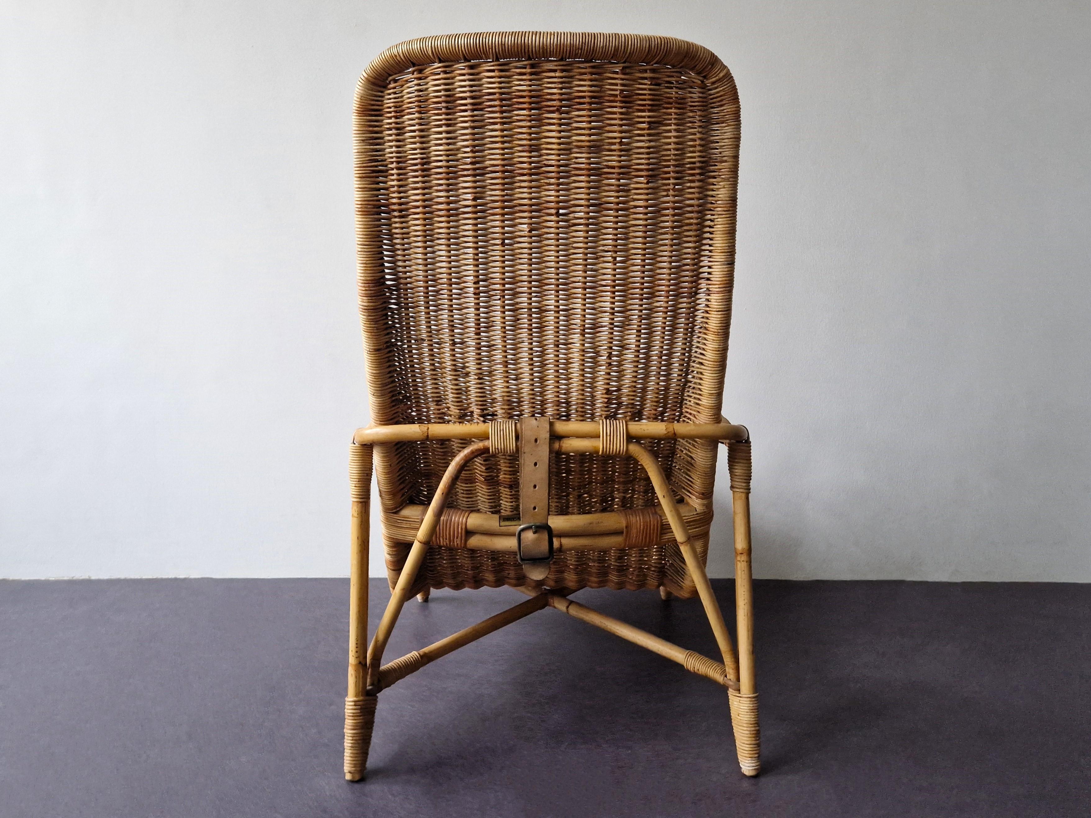 Dutch Model 516a lounge chair by Dirk van Sliedregt for Gebr. Jonkers, 1950's For Sale