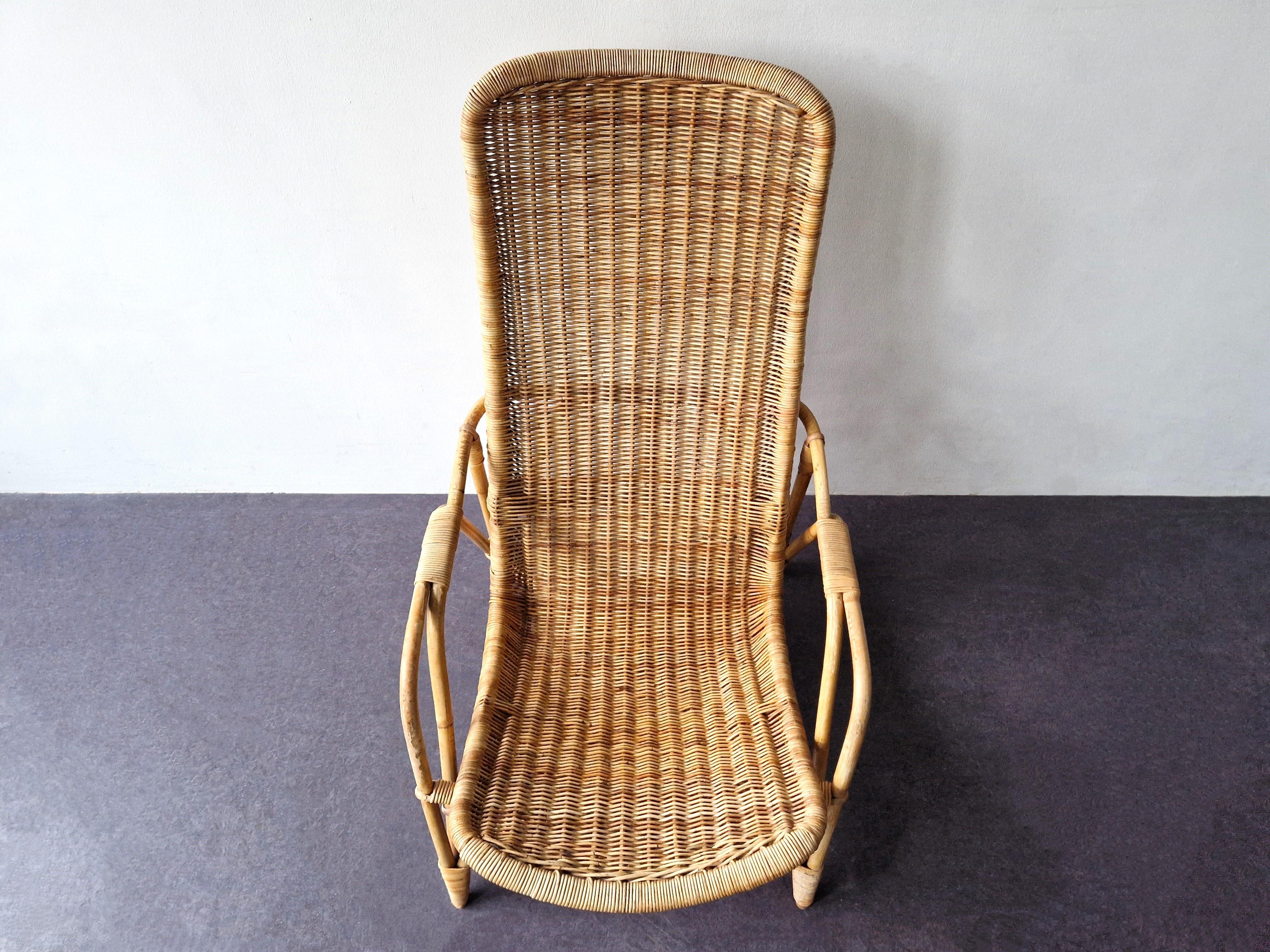 Mid-20th Century Model 516a lounge chair by Dirk van Sliedregt for Gebr. Jonkers, 1950's For Sale