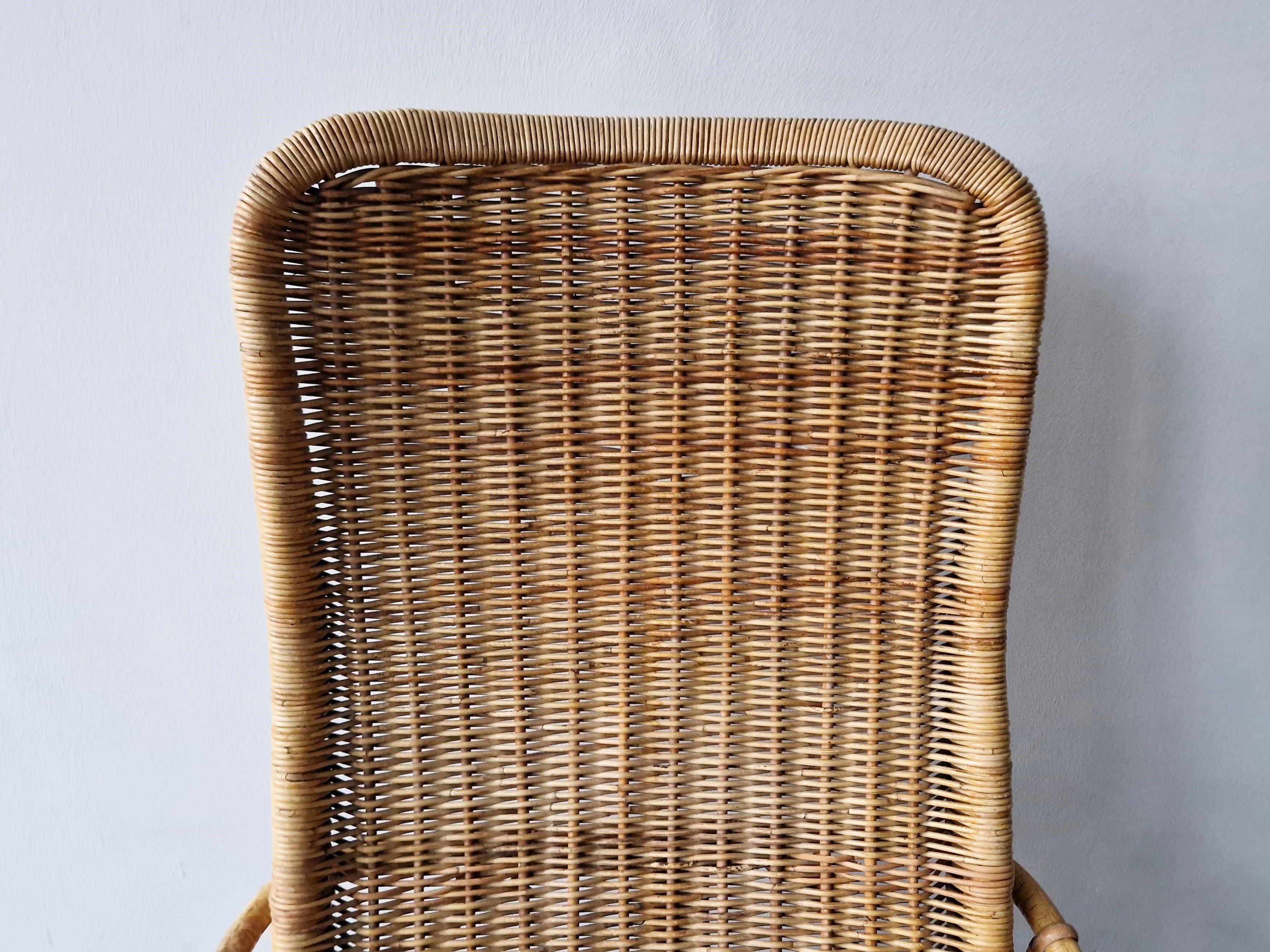 Leather Model 516a lounge chair by Dirk van Sliedregt for Gebr. Jonkers, 1950's For Sale