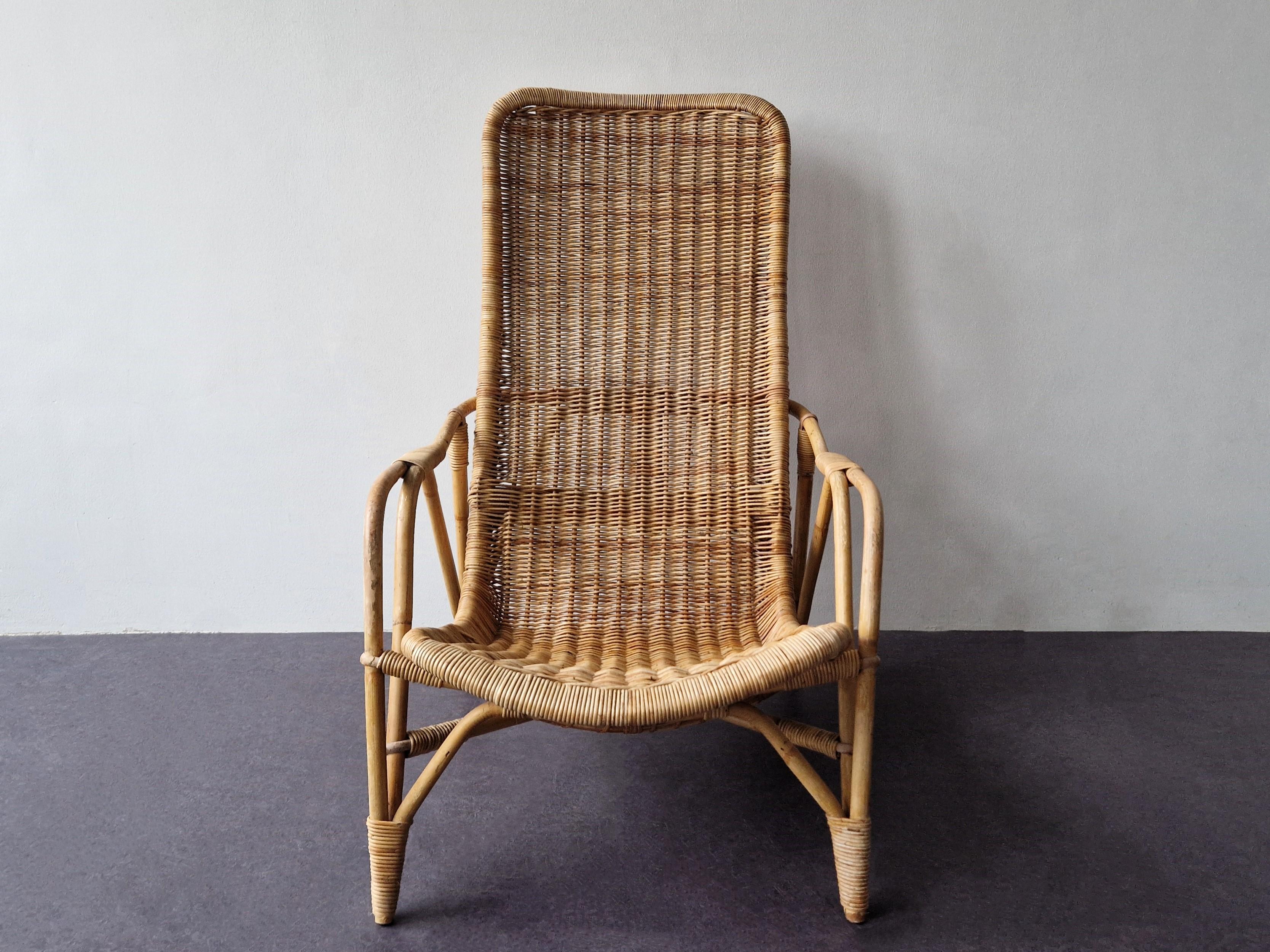 Model 516a lounge chair by Dirk van Sliedregt for Gebr. Jonkers, 1950's For Sale 2