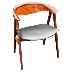 Modell 52 Stuhl von Erik Kirkegaard für Høng Stolefabrik aus Santos Palisanderholz