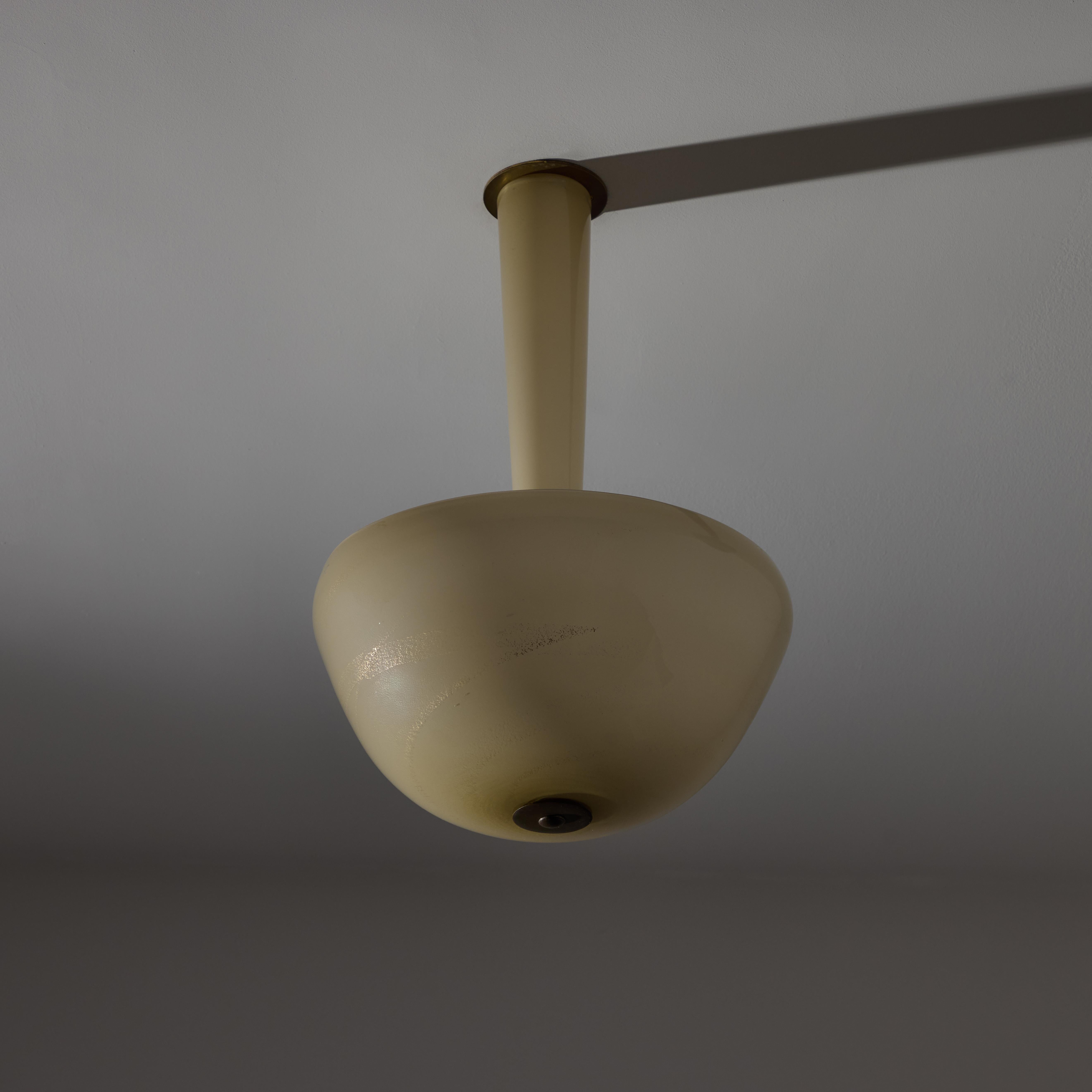 Patinated Model 5253 Ceiling Light by Carlo Scarpa for Venini