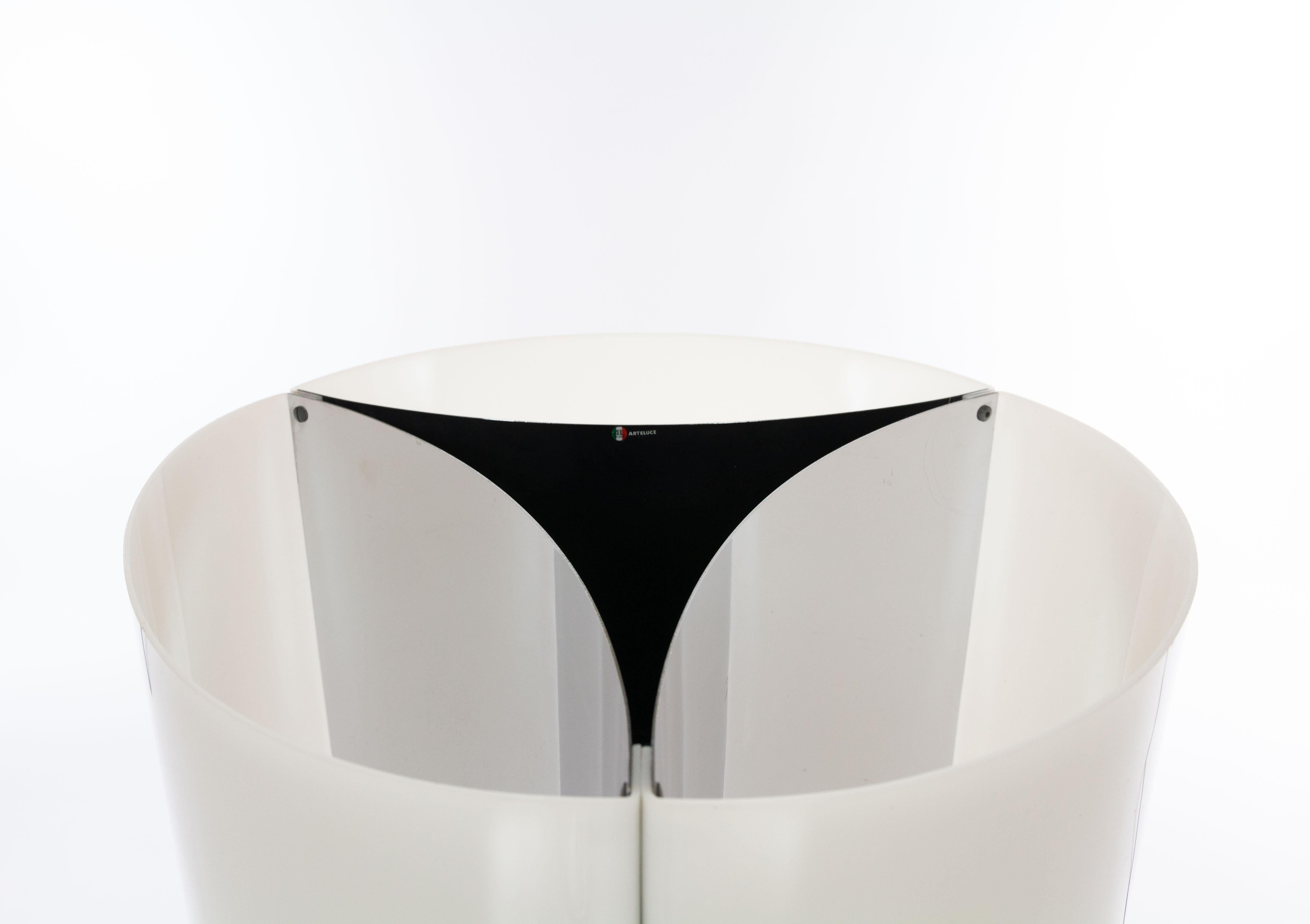 Polychromed Model 526/G Table or Floor Lamp by Massimo Vignelli for Arteluce, 1960s