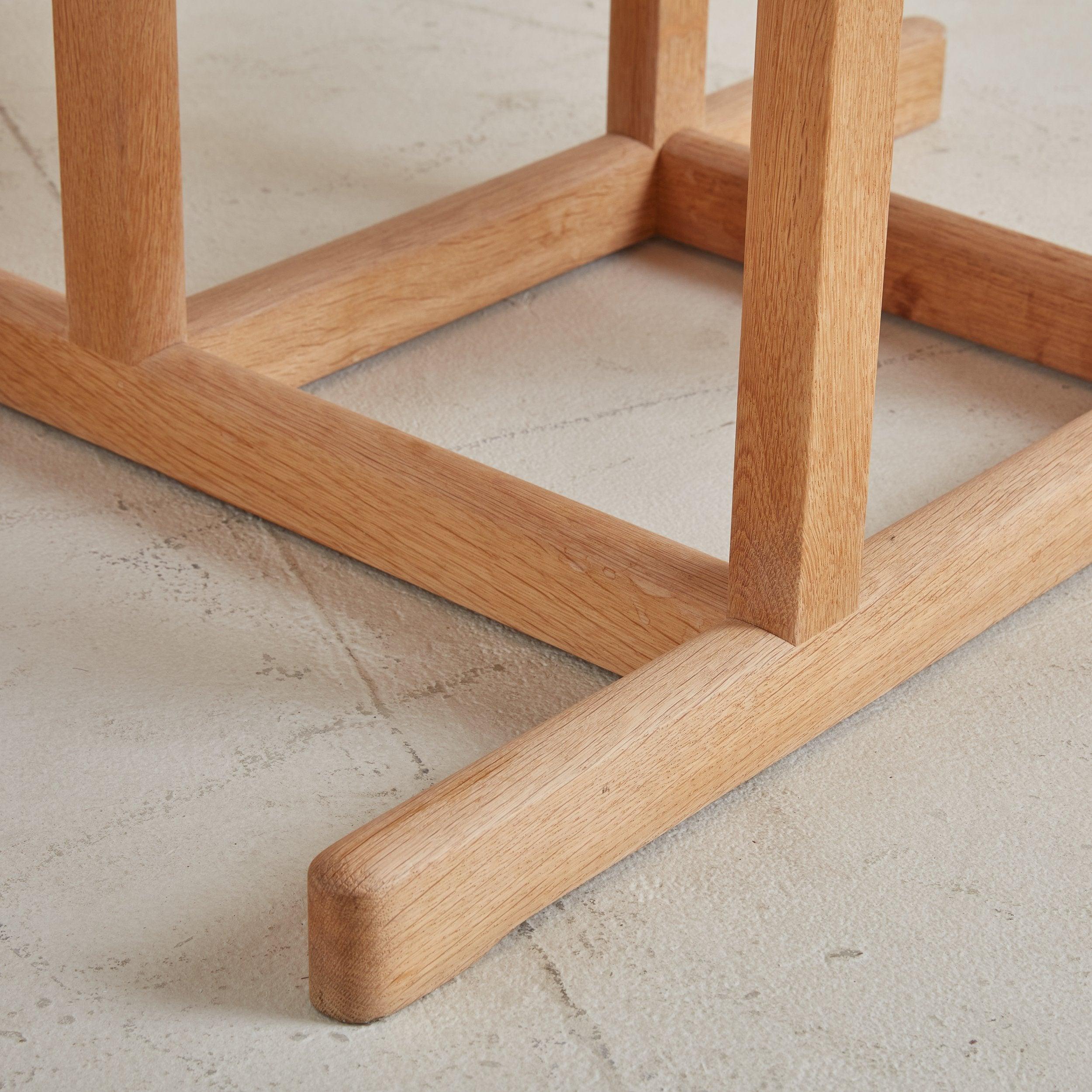 Modell 5271' Quadratischer Eichen Couchtisch von Børge Mogensen für Fredericia, Dänemark im Angebot 1