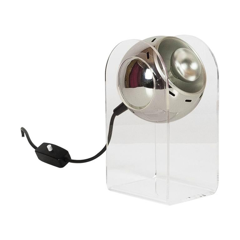 Model 540 Table Lamp by Gino Sarfatti for Arteluce, Clear
