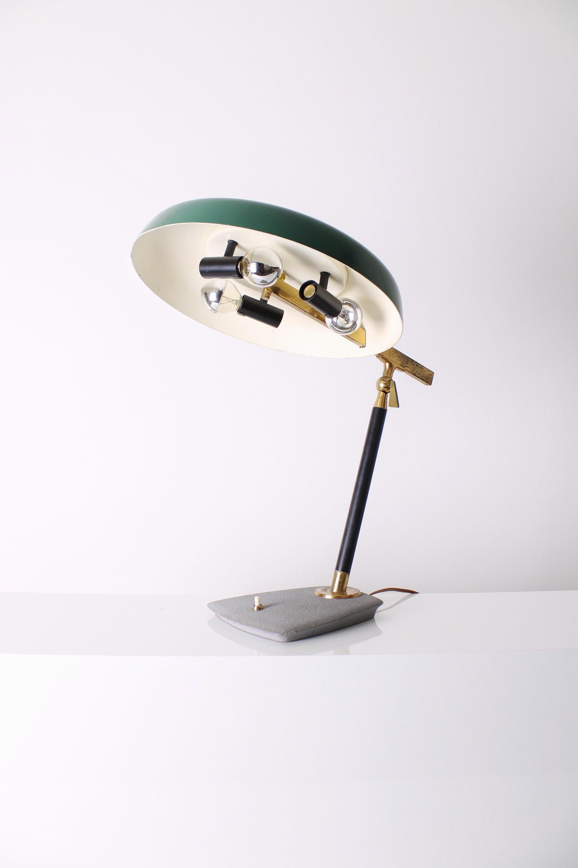 Italian Model 554 desk lamp by Oscar Torlasco for Lumi, 1963