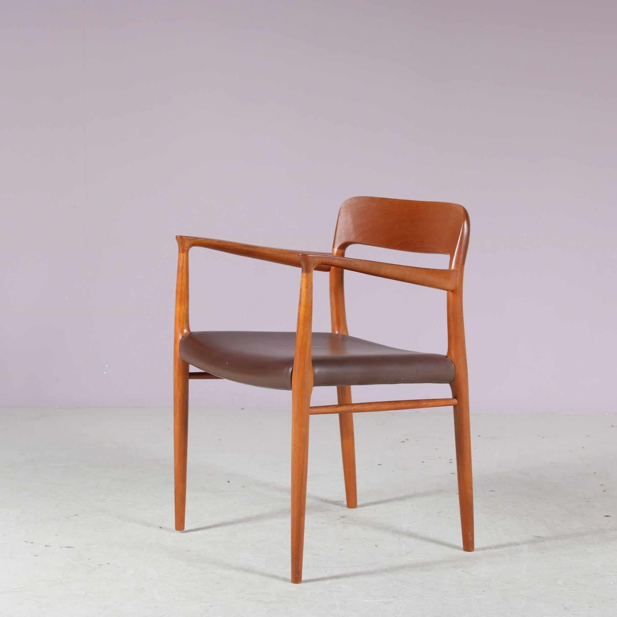 Model 56 Dining Chairs by Niels Otto Moller for Moller, Denmark For Sale 5