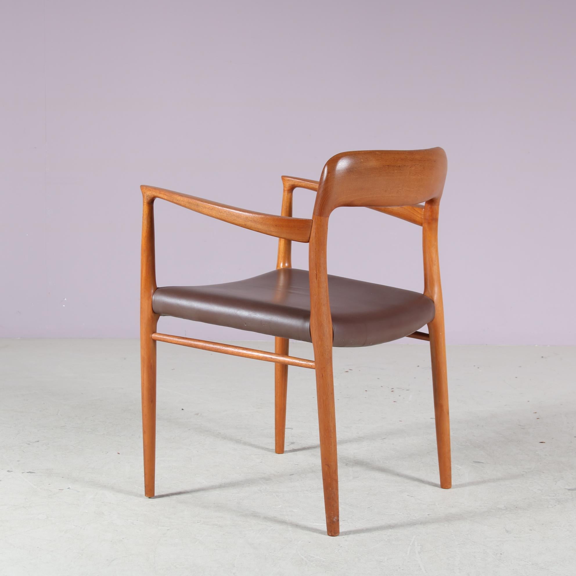 Model 56 Dining Chairs by Niels Otto Moller for Moller, Denmark For Sale 10