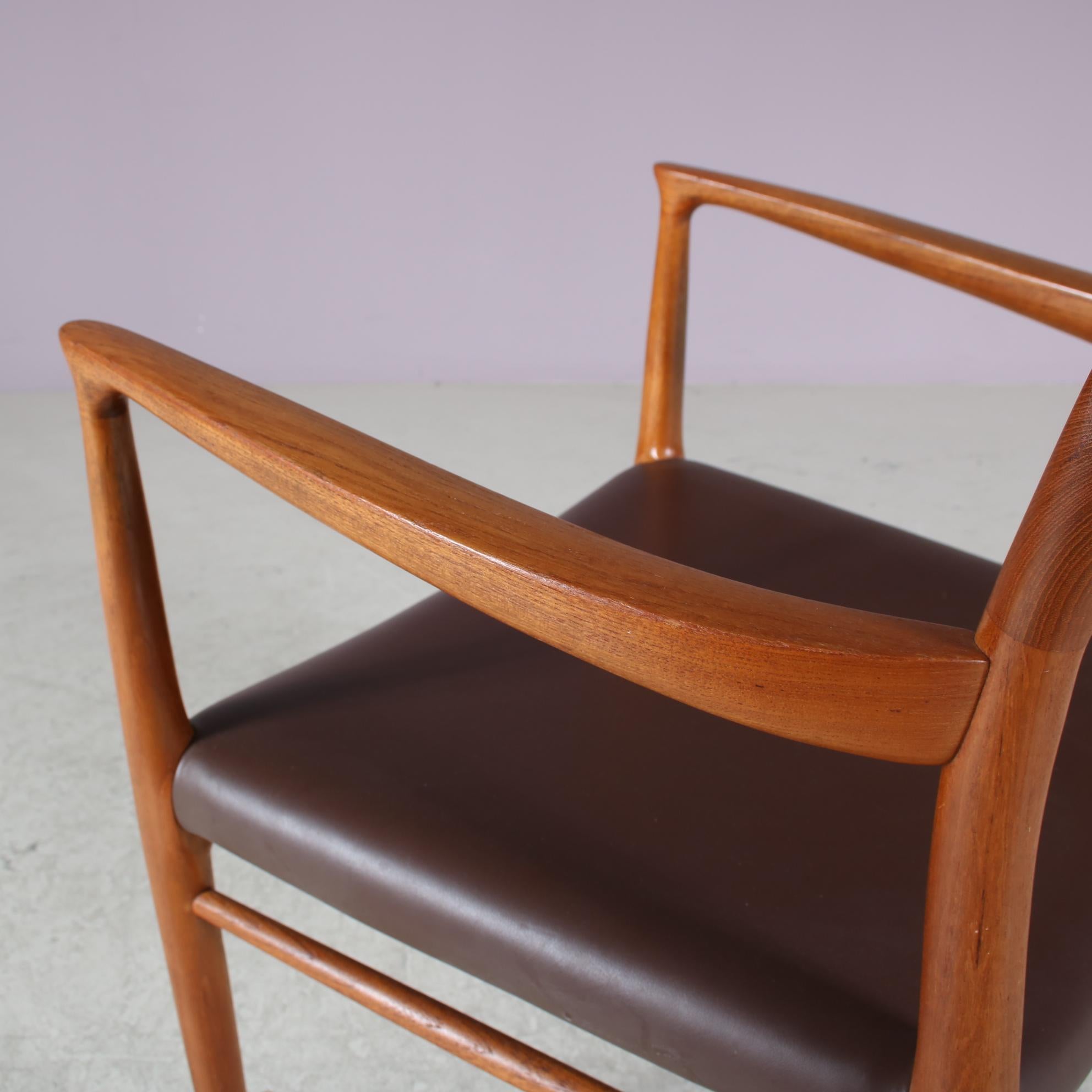 Model 56 Dining Chairs by Niels Otto Moller for Moller, Denmark For Sale 12
