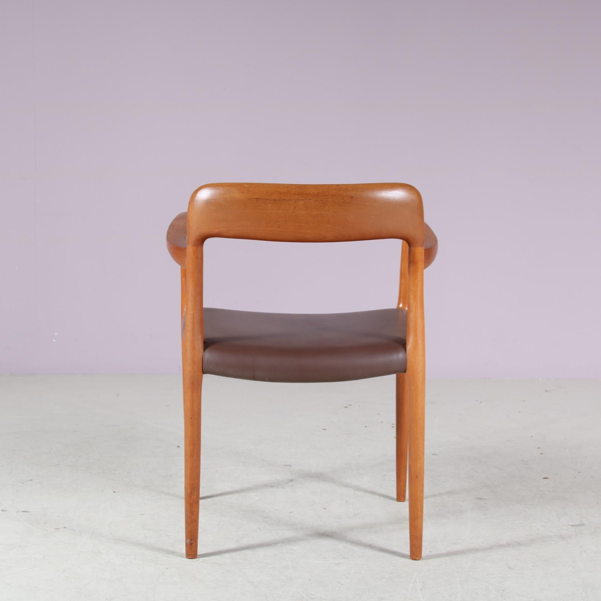Model 56 Dining Chairs by Niels Otto Moller for Moller, Denmark For Sale 13