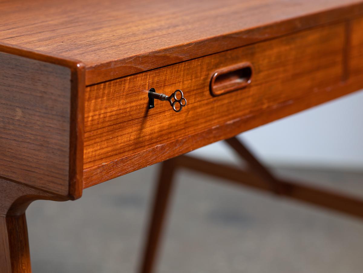 Model 56 Teak Desk by Arne Wahl Iversen For Sale 6