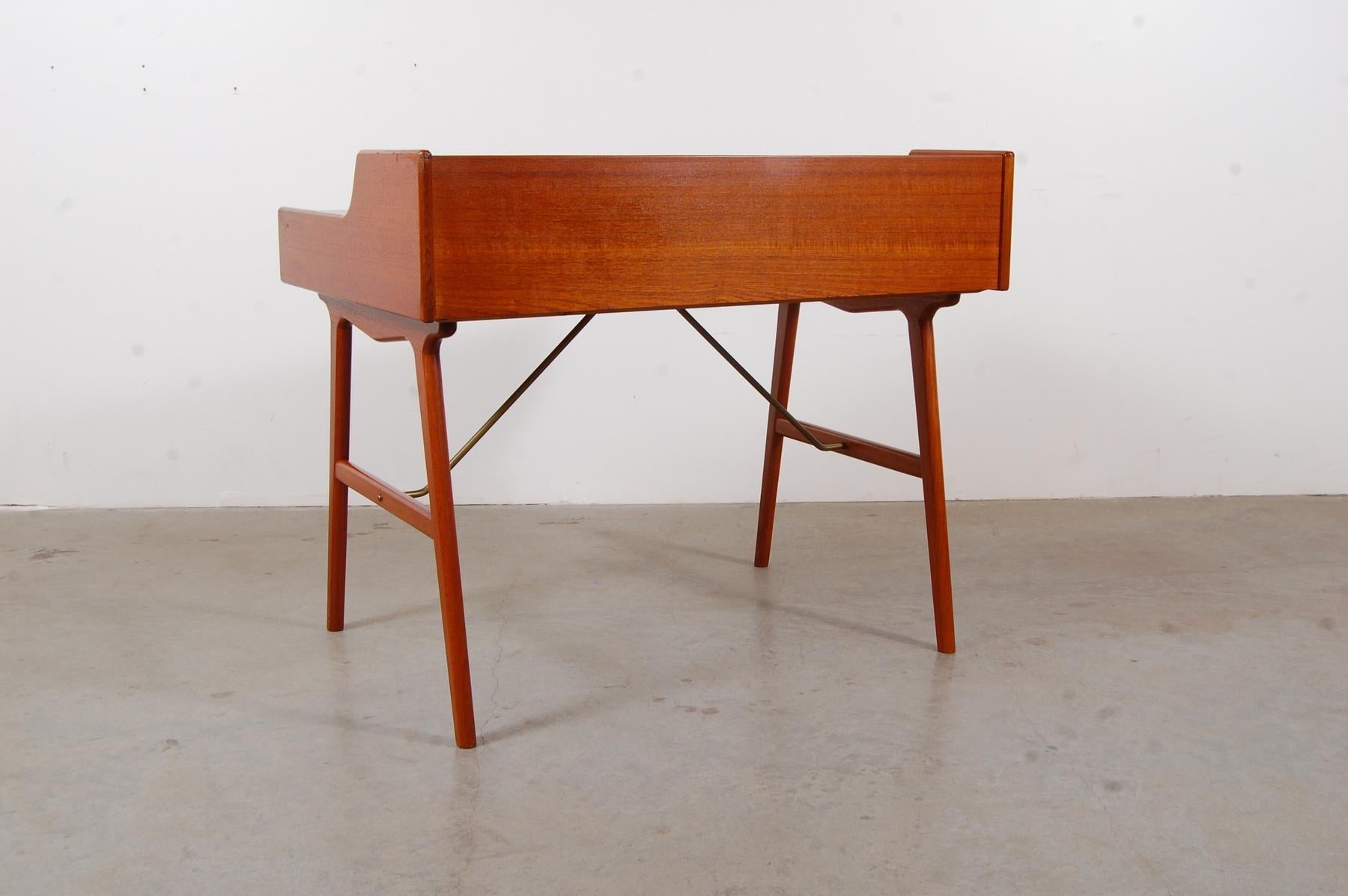 Danish Model 56 Teak Desk by Arne Wahl Iversen
