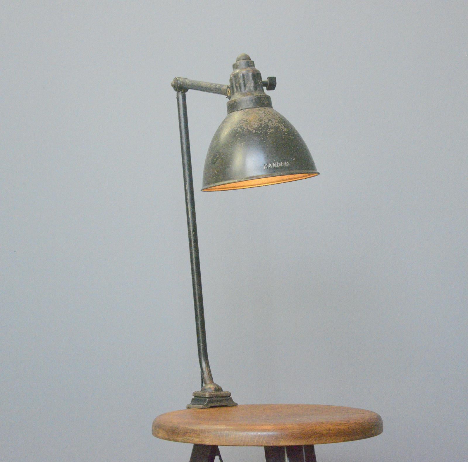 Lampe de bureau Kandem modèle 574, vers les années 1920 en vente 5