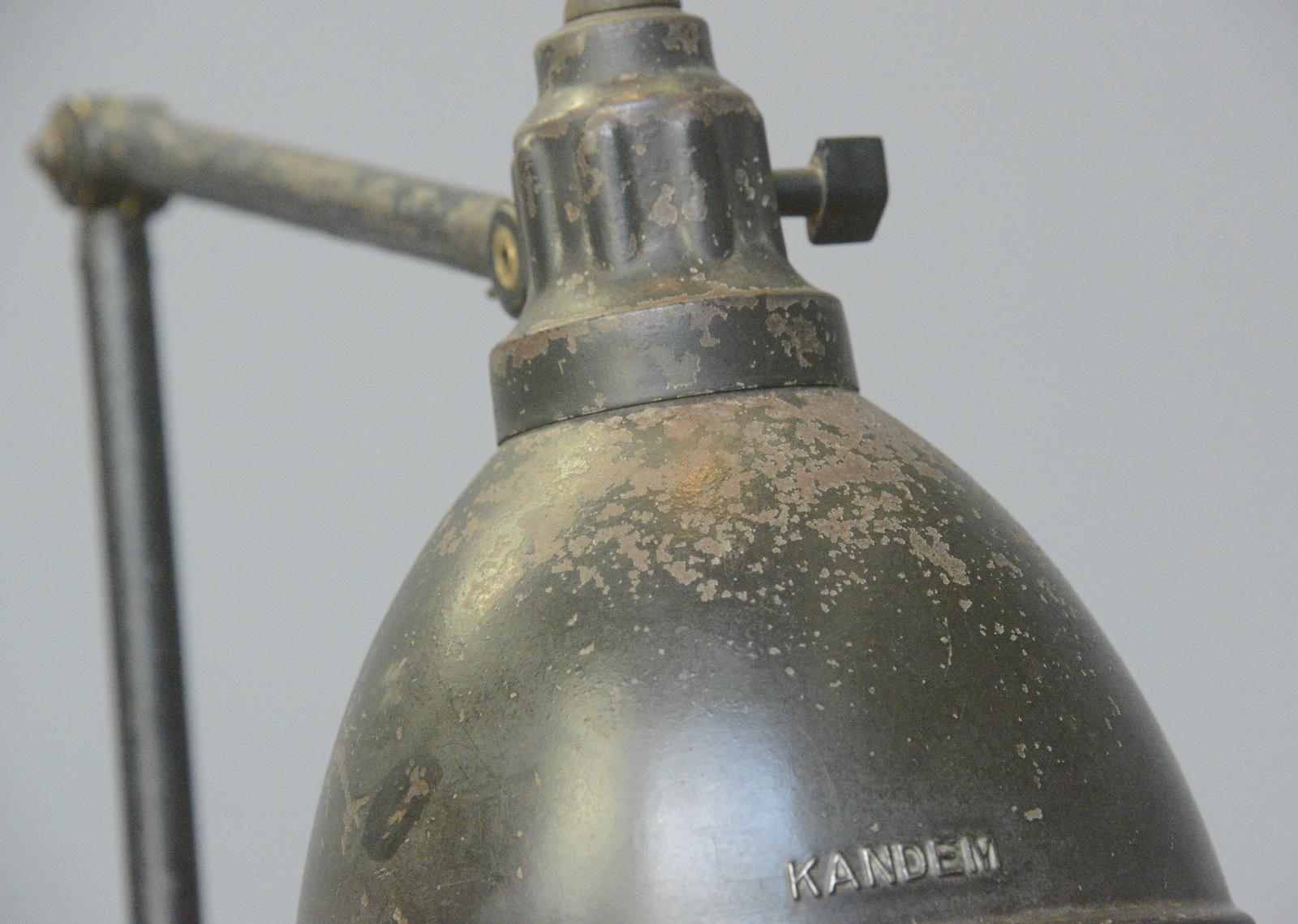 Lampe de bureau Kandem modèle 574, vers les années 1920 en vente 7