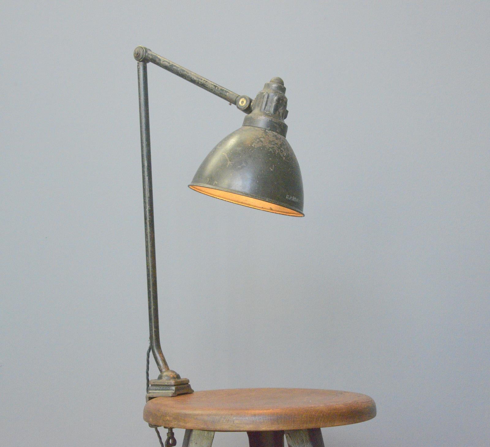 Lampe de bureau Kandem modèle 574, vers les années 1920 en vente 8