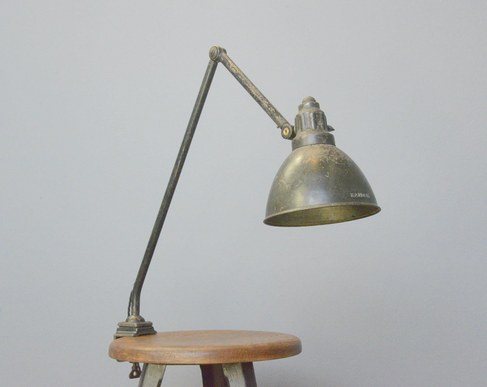 Lampe de bureau Kandem modèle 574, vers les années 1920 en vente 10