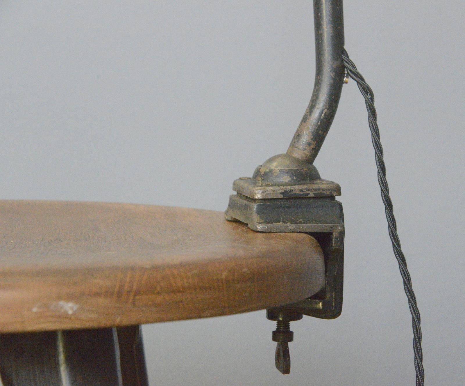 Industrial Model 574 Kandem Desk Lamp, Circa 1920s For Sale